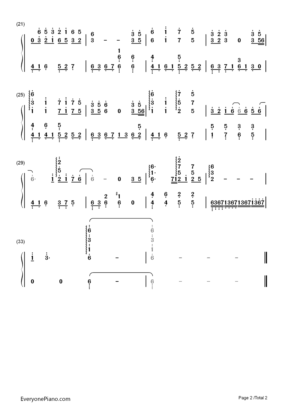 仙侠道背景音乐钢琴简谱_数字双手_仙侠道