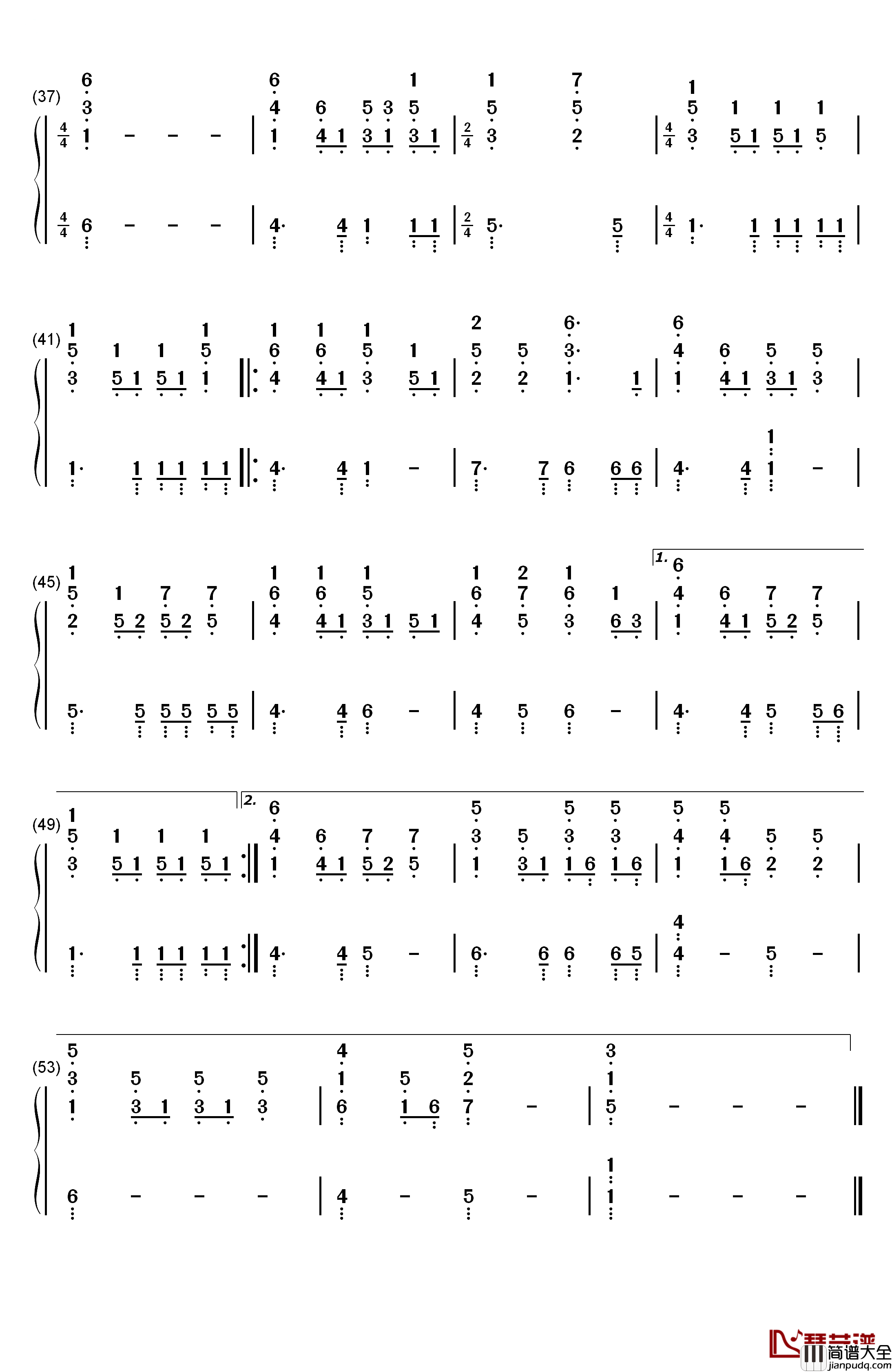 10000_Reasons_(Bless_the_Lord)钢琴简谱_数字双手_Matt_Redman