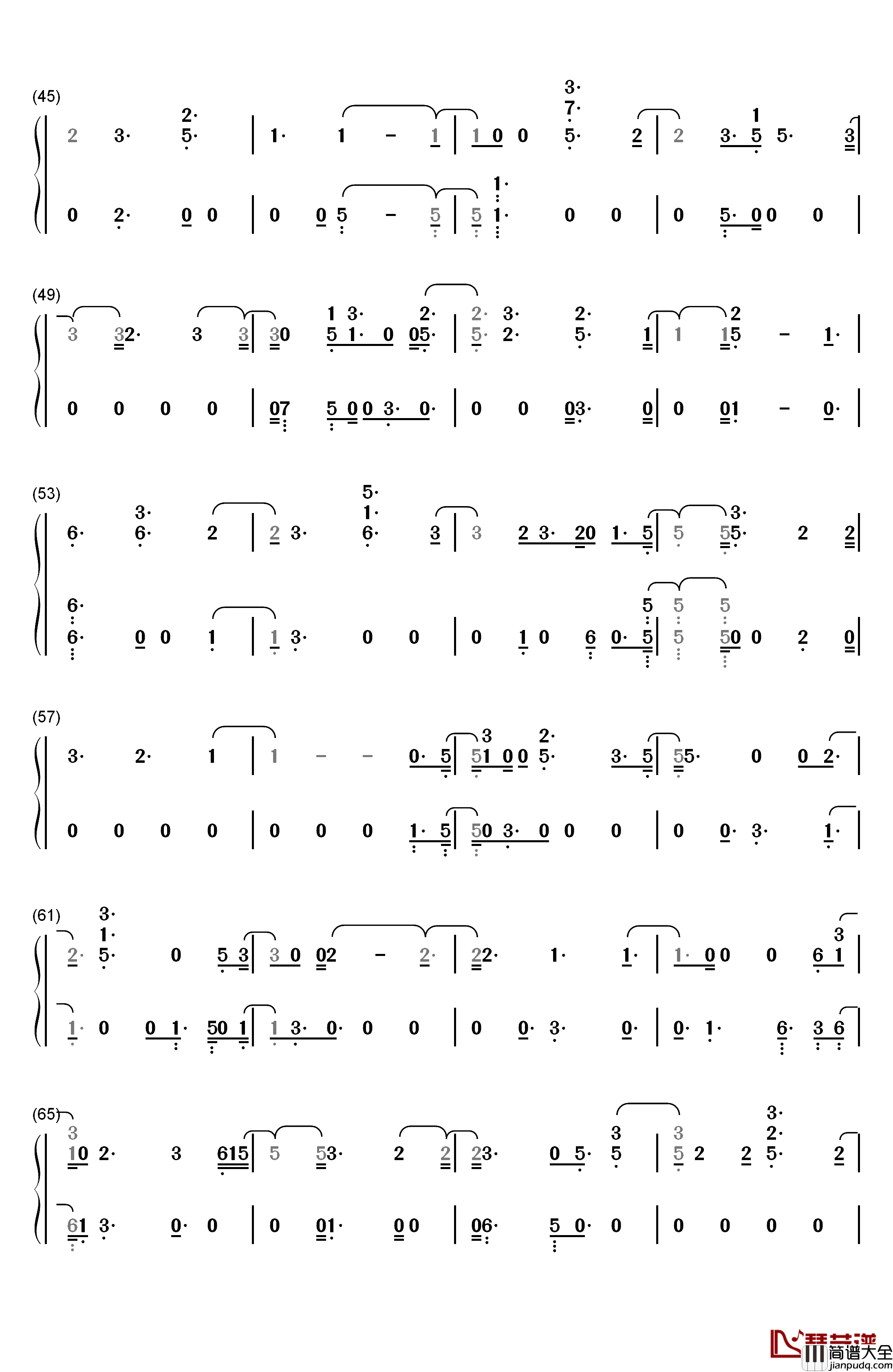 Young_Dumb_Broke钢琴简谱_数字双手_Khalid