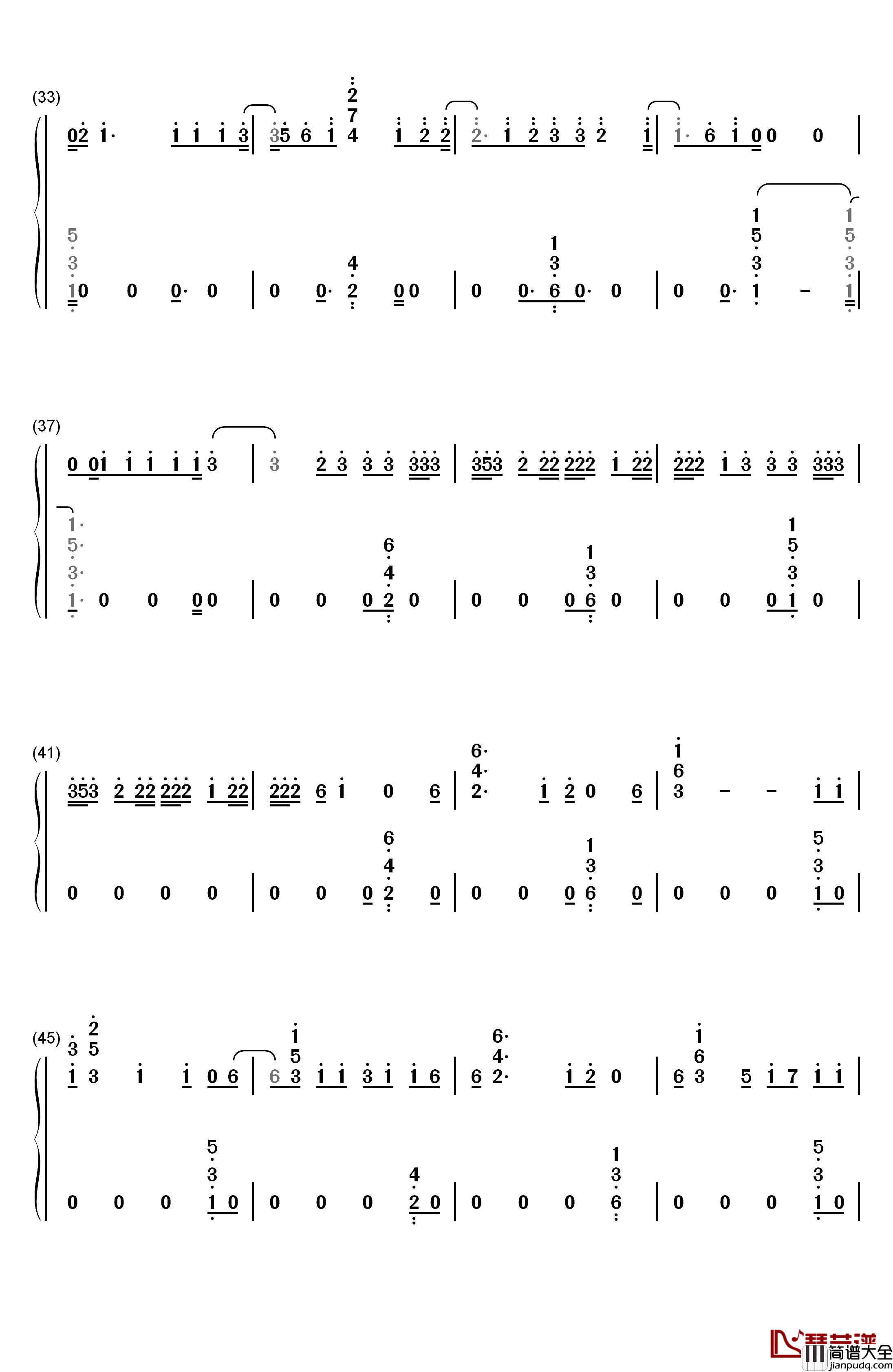Homemade_Dynamite钢琴简谱_数字双手_Lorde
