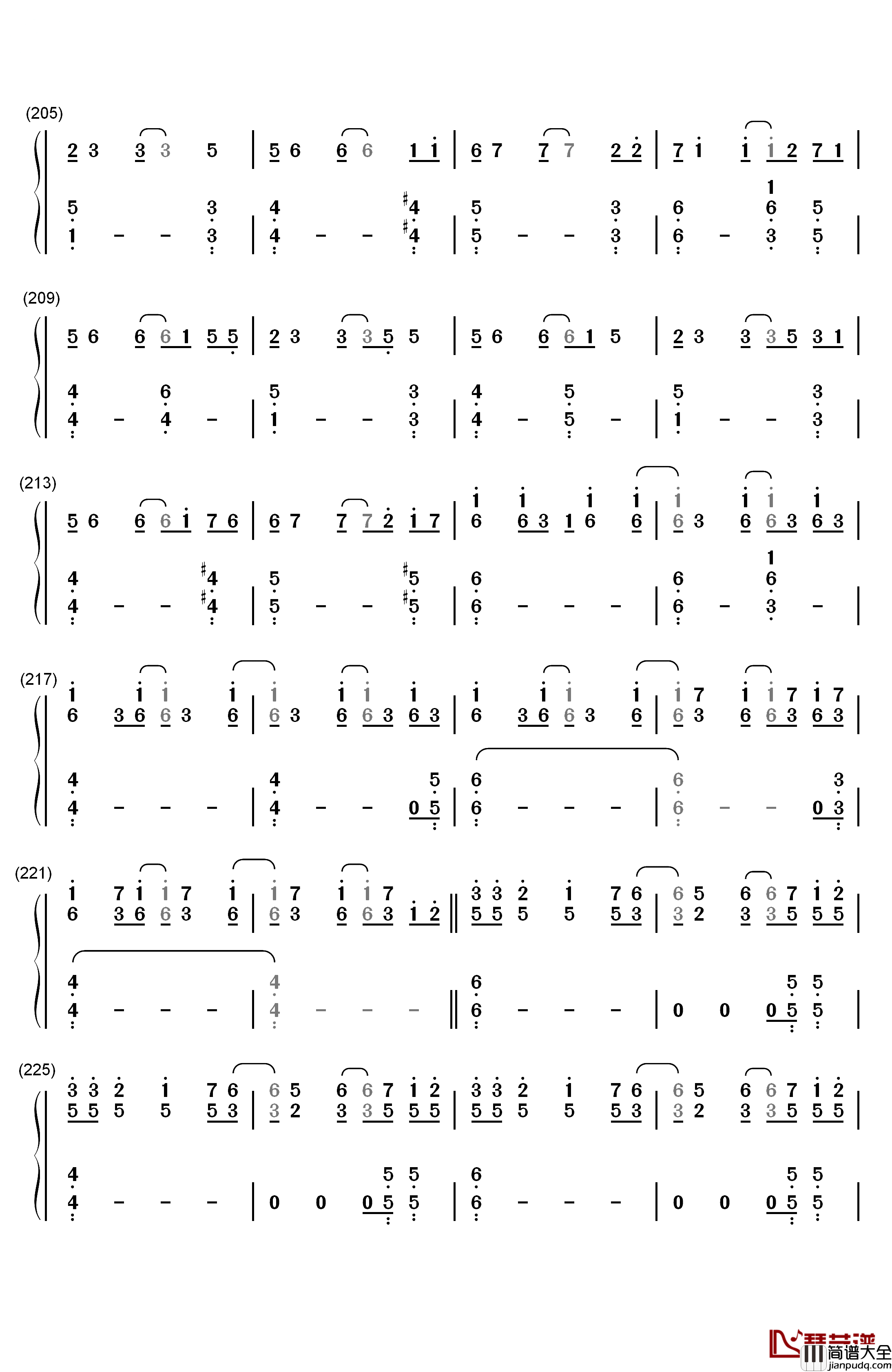叶飞色舞Colors_and_Dance钢琴简谱_数字双手_George_Winston