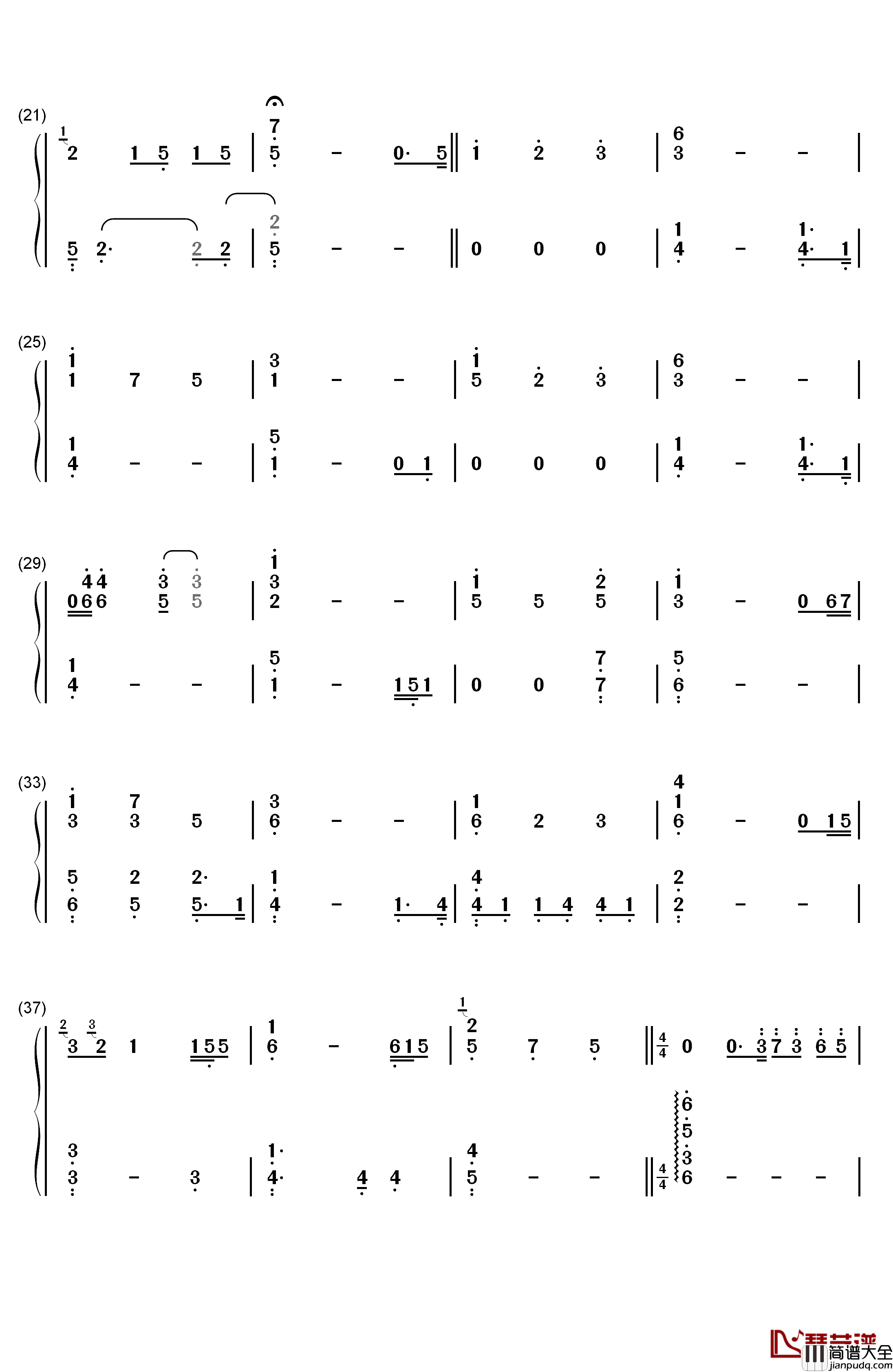 Our_Love钢琴简谱_数字双手_Brian_Culbertson