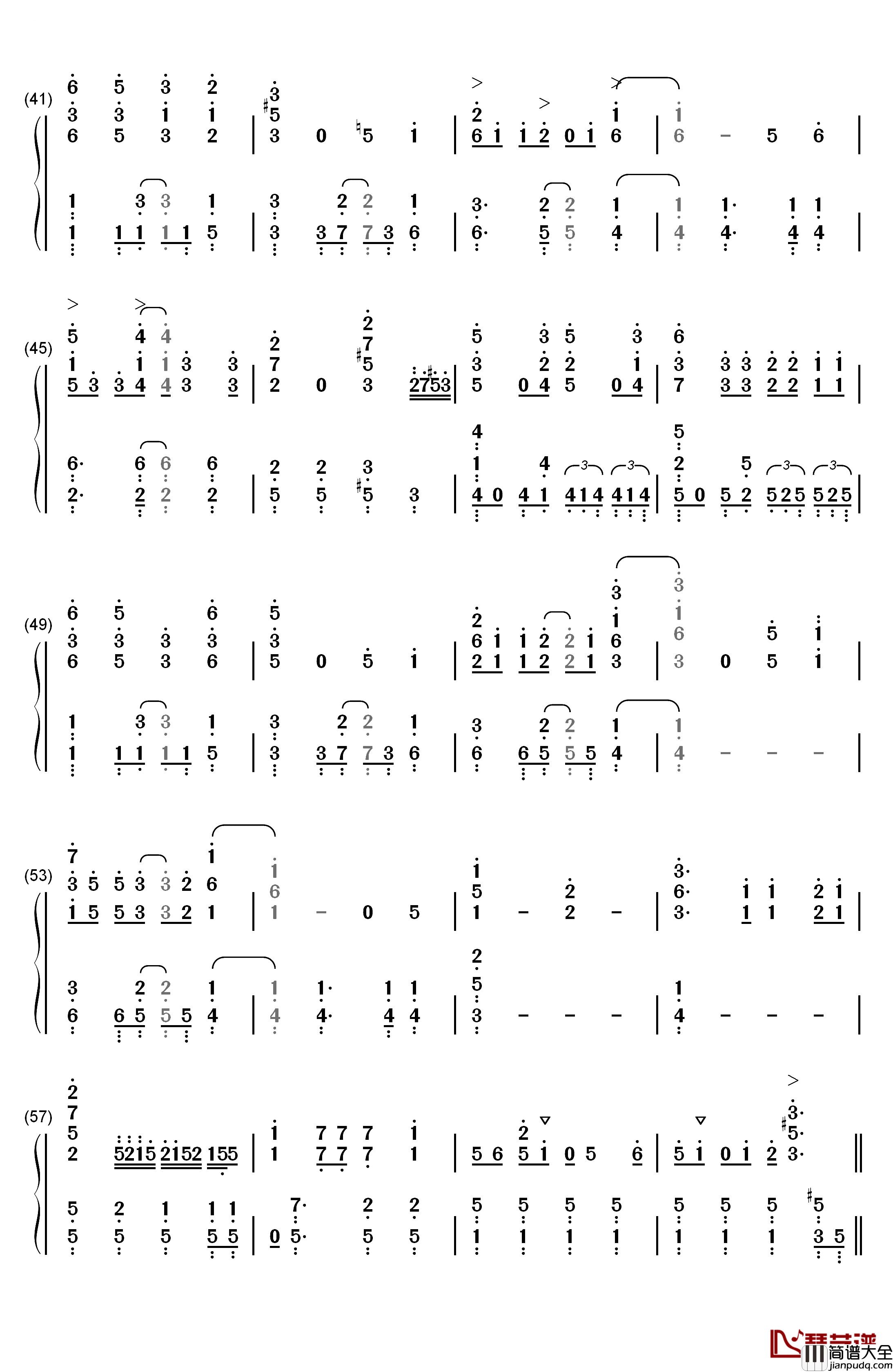 だってアタシのヒーロー钢琴简谱_数字双手_LiSA