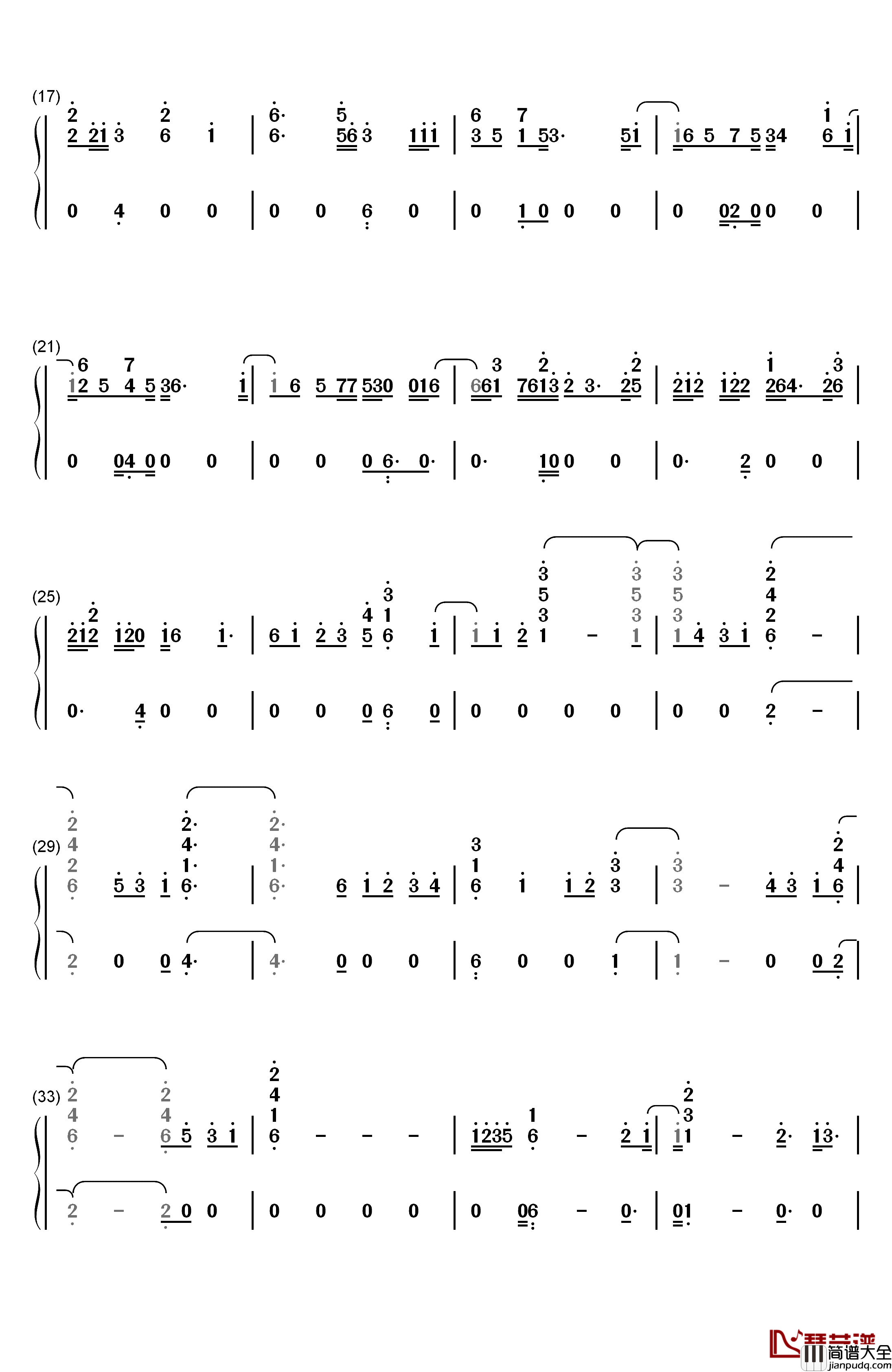 Angel钢琴简谱_数字双手_Fifth_Harmony