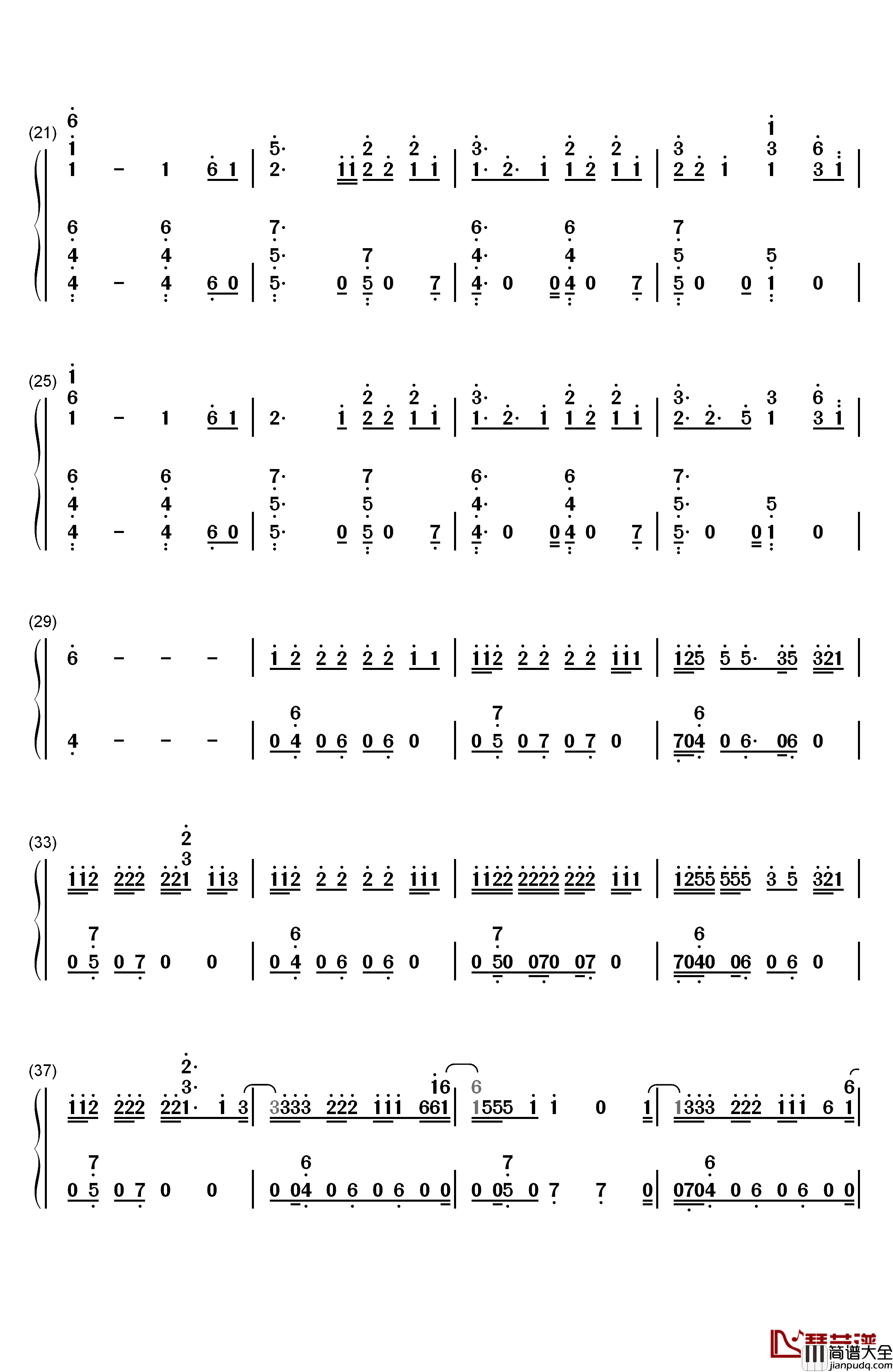 Bad_At_Love钢琴简谱_数字双手_Halsey