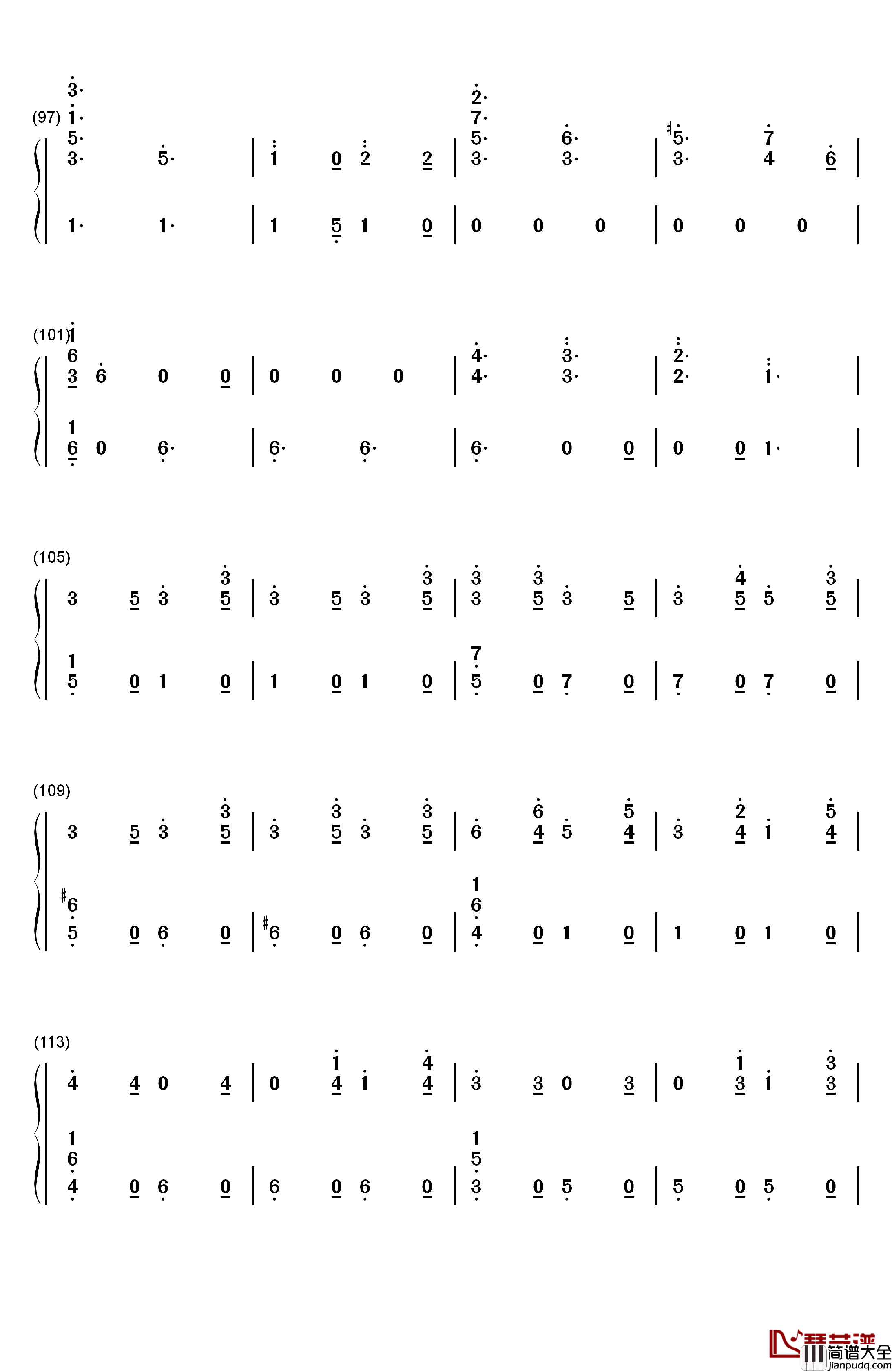 Candy_Cane_Lane钢琴简谱_数字双手_Sia