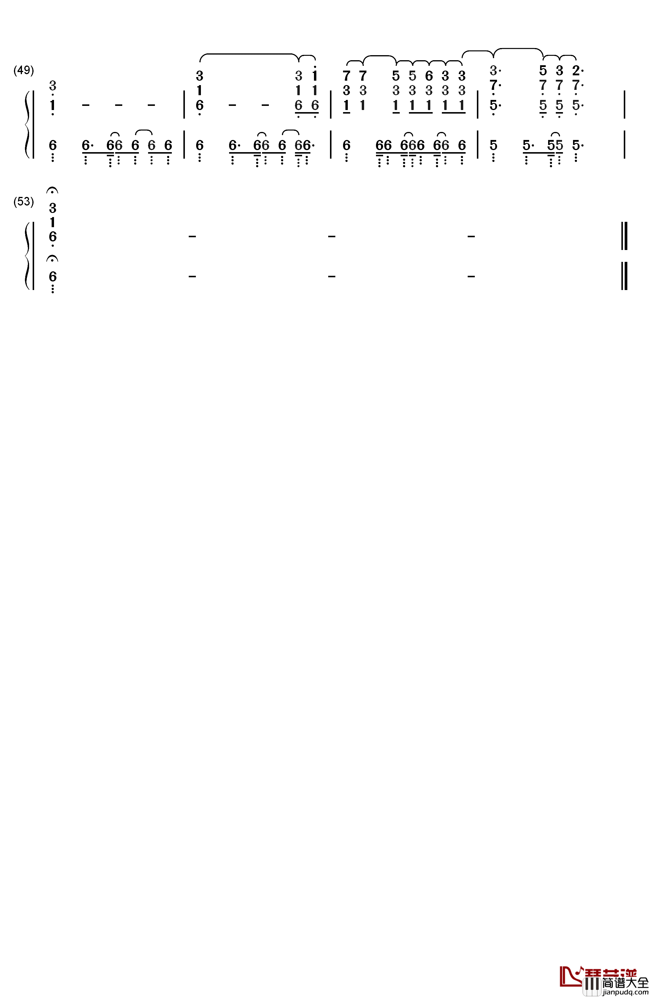 Scar_Tissue钢琴简谱_数字双手_Red_Hot_Chili_Peppers