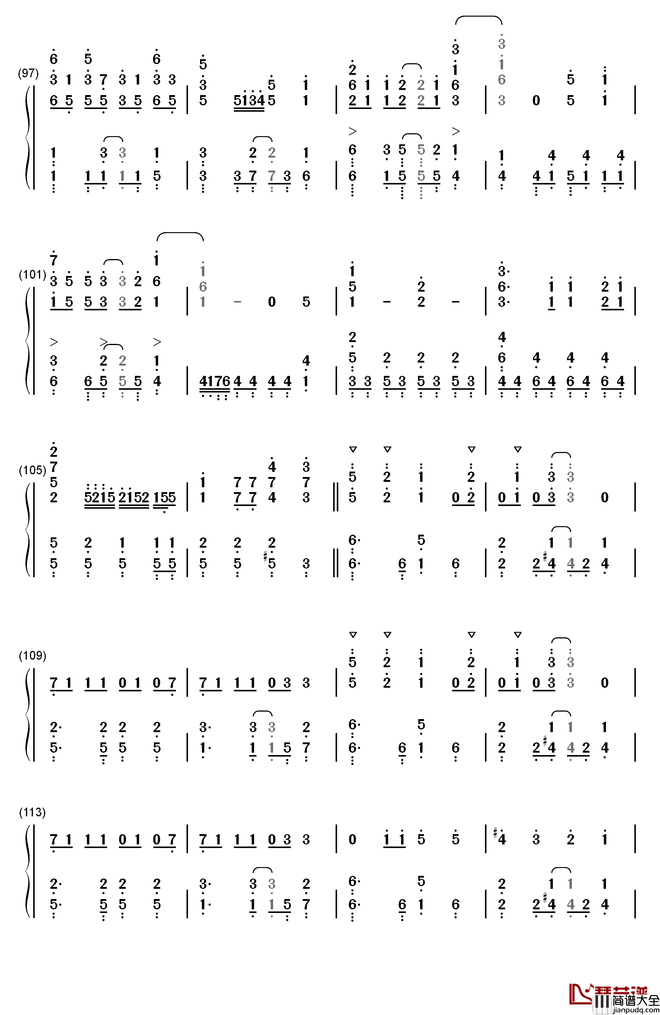 だってアタシのヒーロー钢琴简谱_数字双手_LiSA