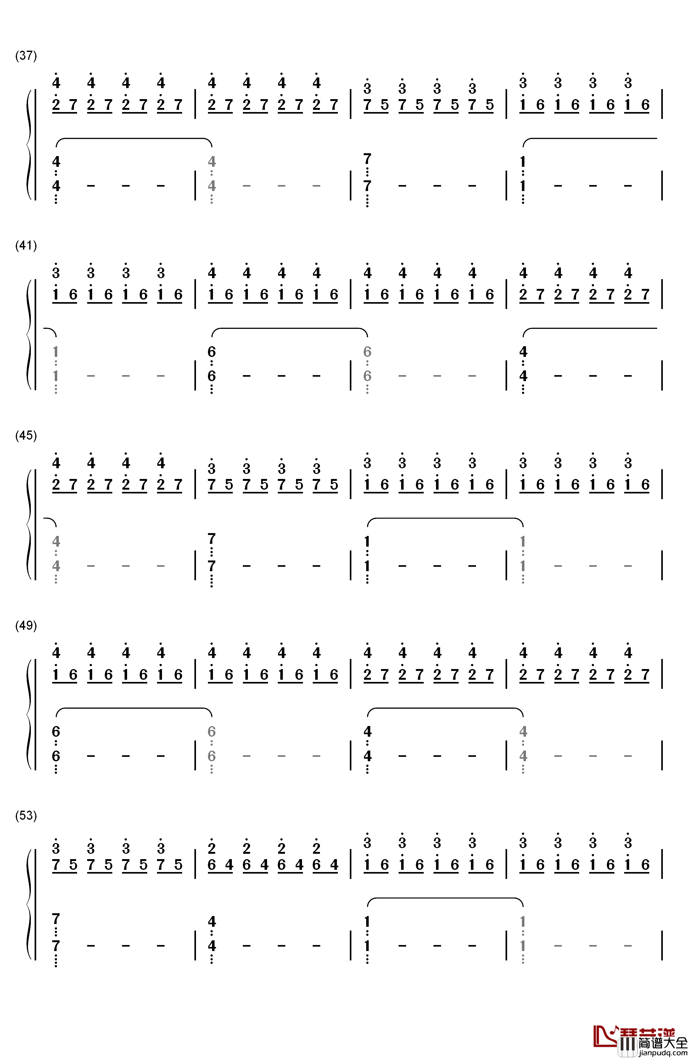 You_Ruin_Me钢琴简谱_数字双手_The_Veronicas