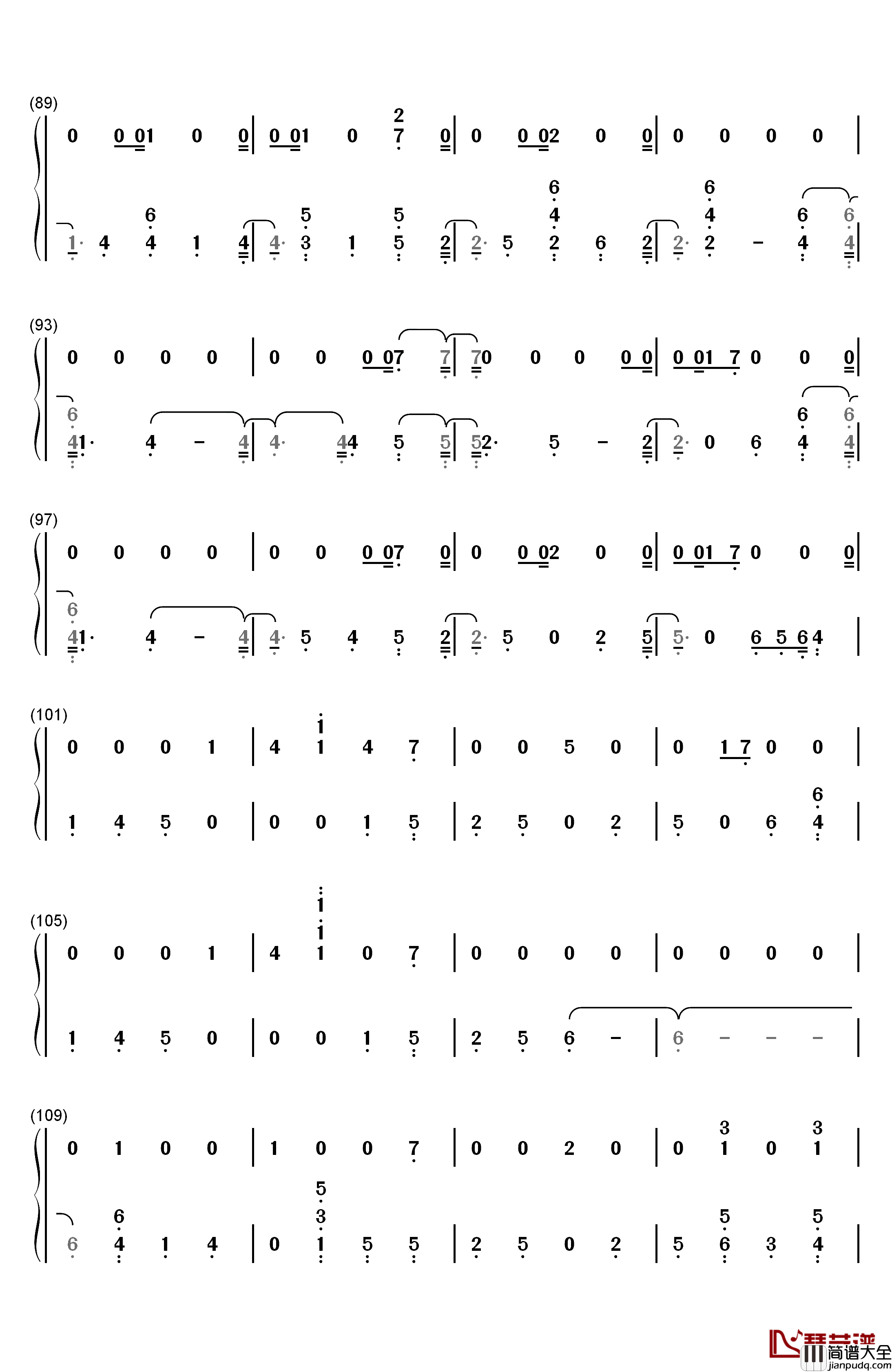 So_It_Goes…钢琴简谱_数字双手_Taylor_Swift