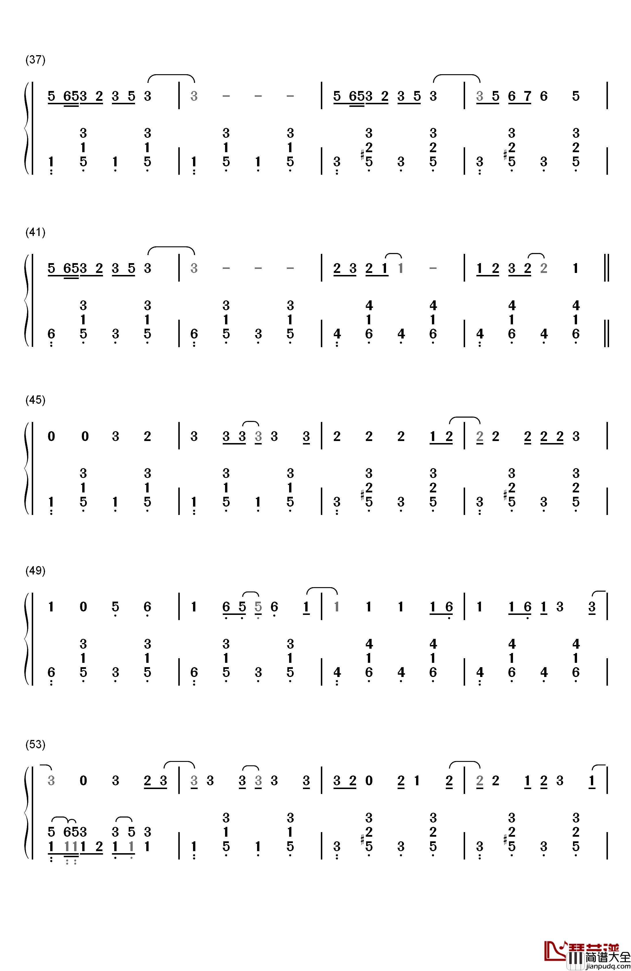 Show_You钢琴简谱_数字双手_Shawn_Mendes