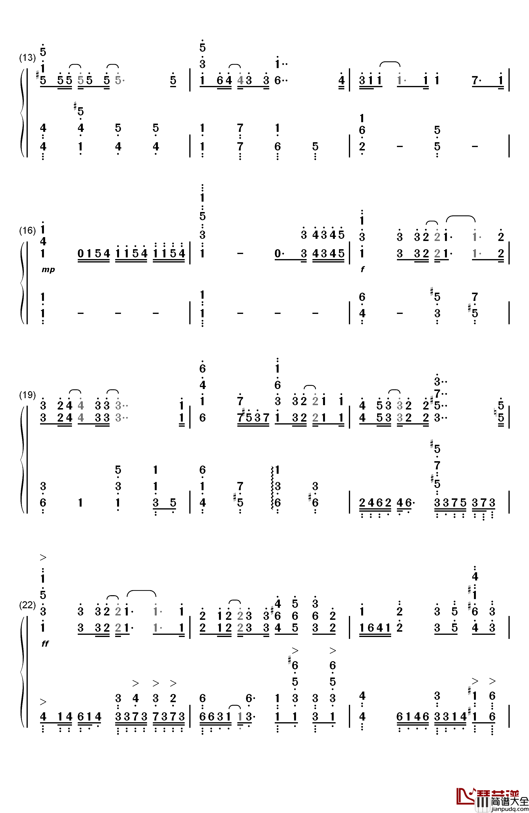 Departures_～あなたにおくるアイの歌～钢琴简谱_数字双手_EGOIST