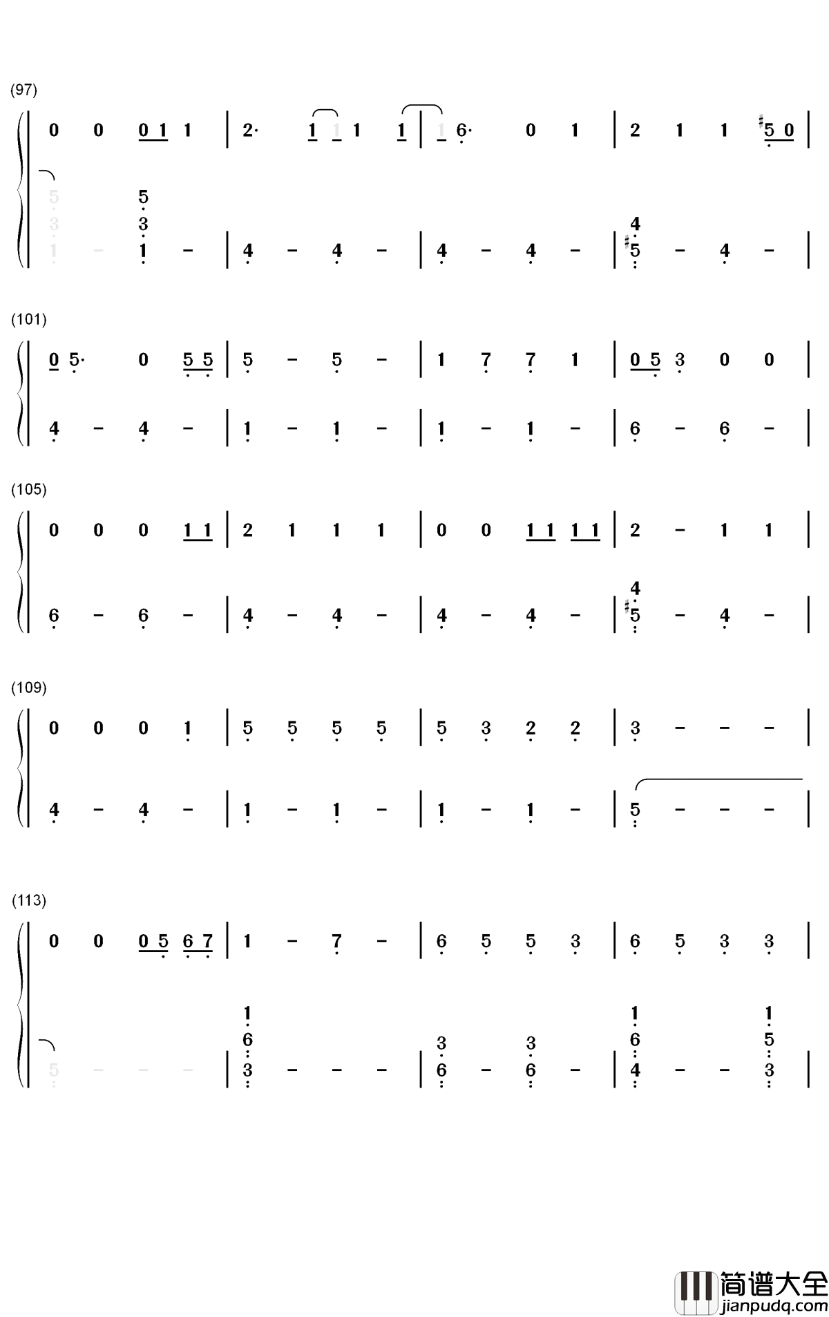 Die_a_Happy_Man钢琴简谱_数字双手_Thomas_Rhett