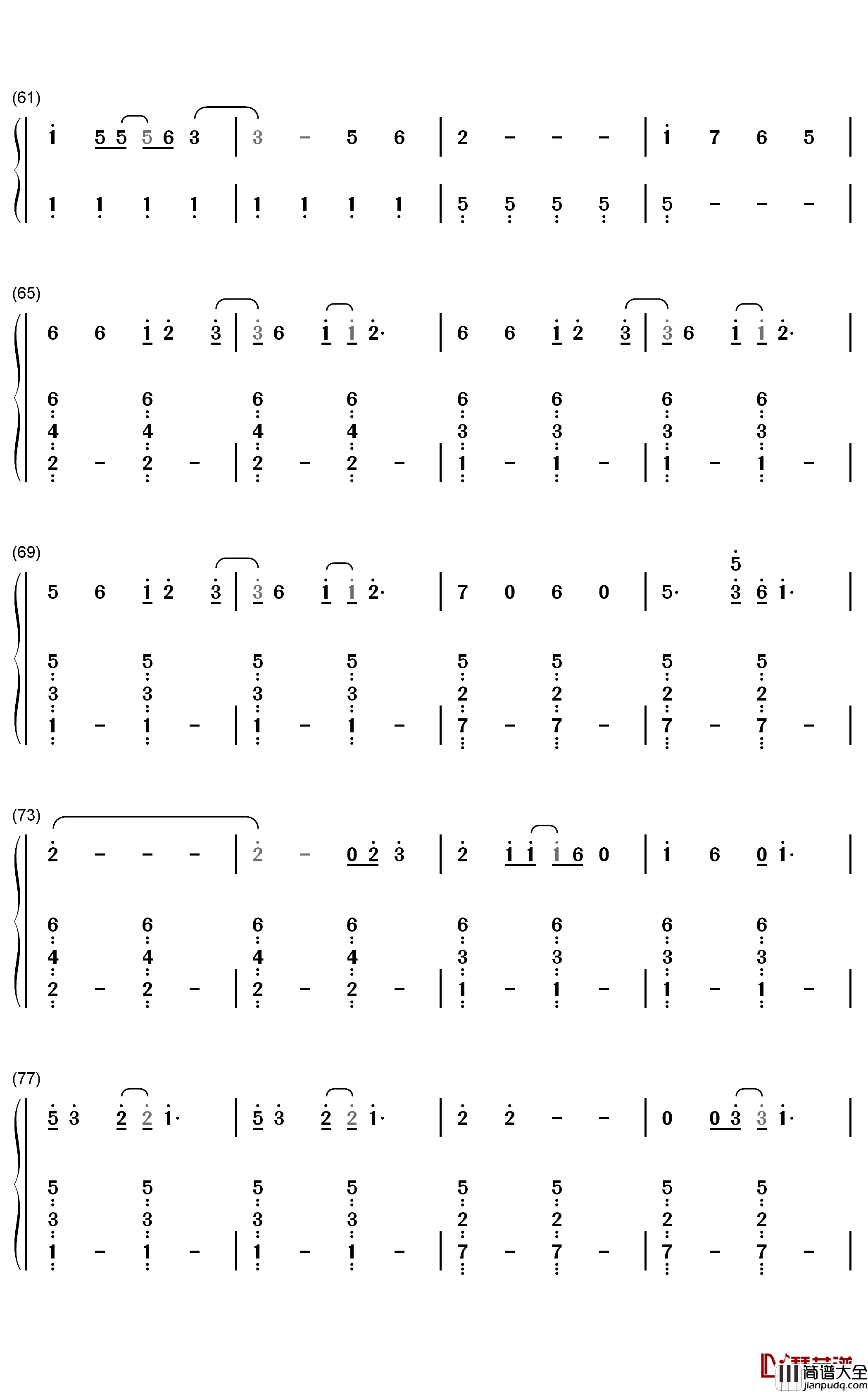 Blinding_Lights钢琴简谱_数字双手_The_Weeknd