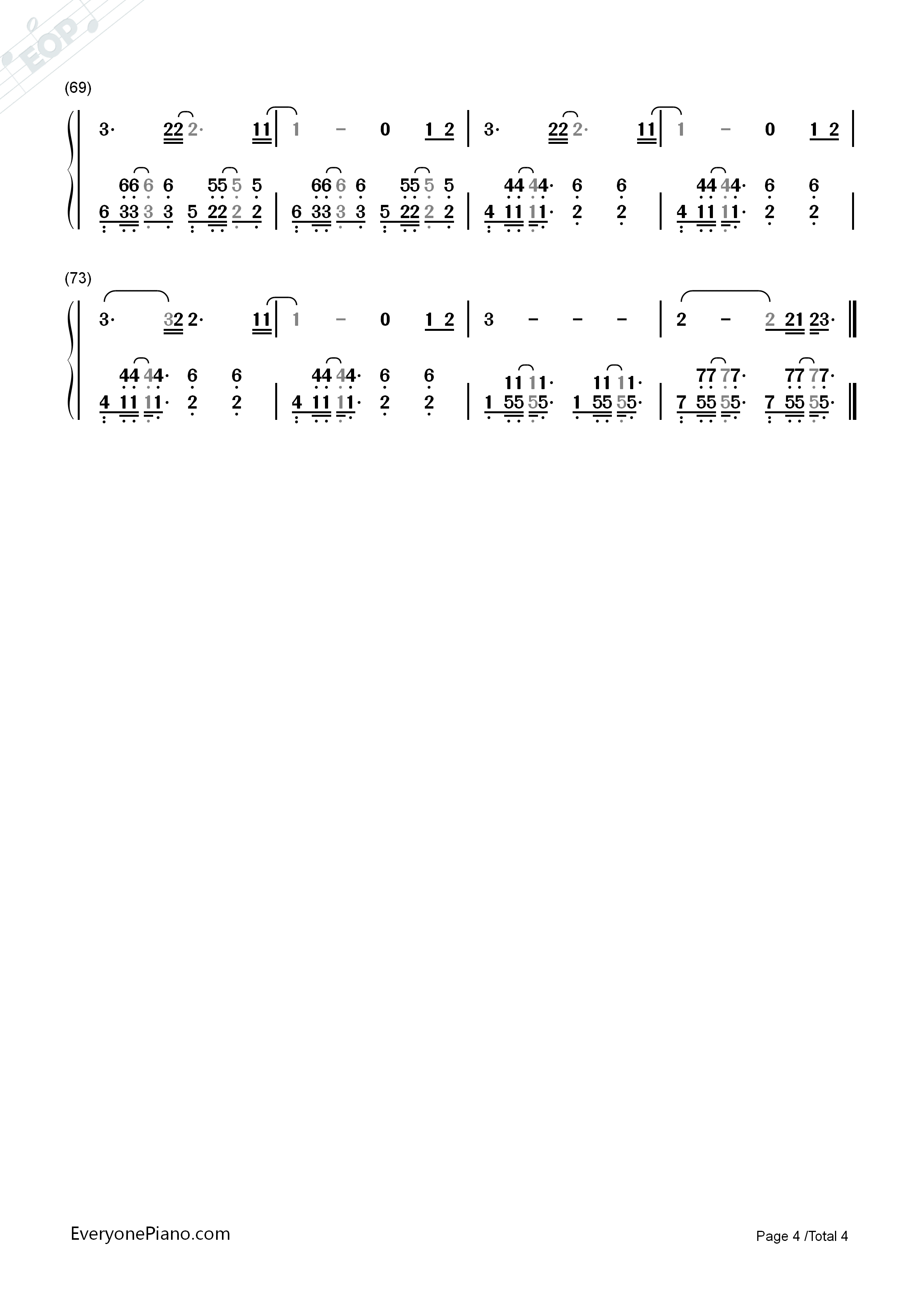 Chained_to_the_Rhythm钢琴简谱_Katy_Perry演唱