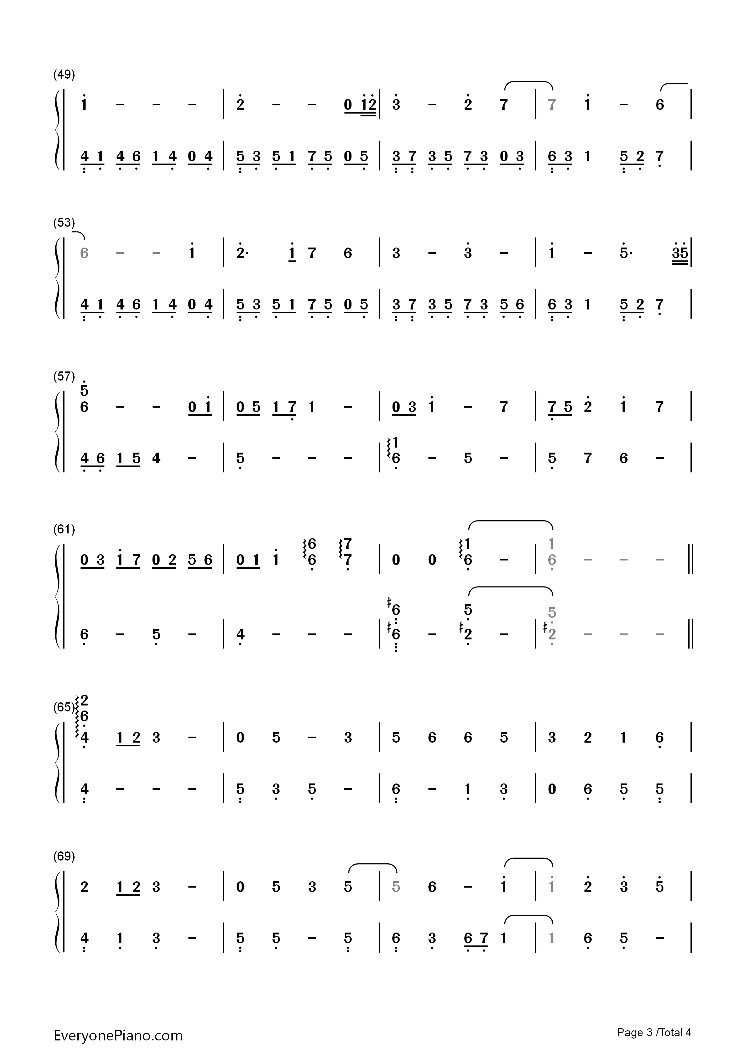 暁のヨナ钢琴简谱_梁邦彦演唱