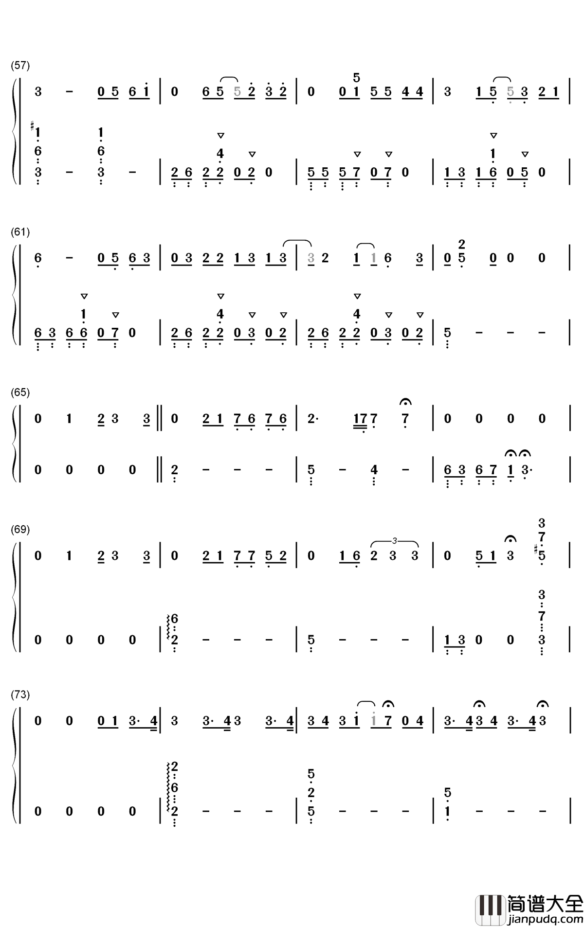 Lets_Fall_in_Love_for_the_Night钢琴简谱_数字双手_Finneas