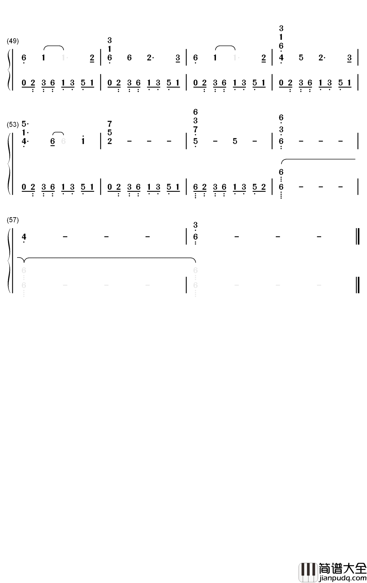 Moog_City钢琴简谱_C418歌曲_数字双手曲谱