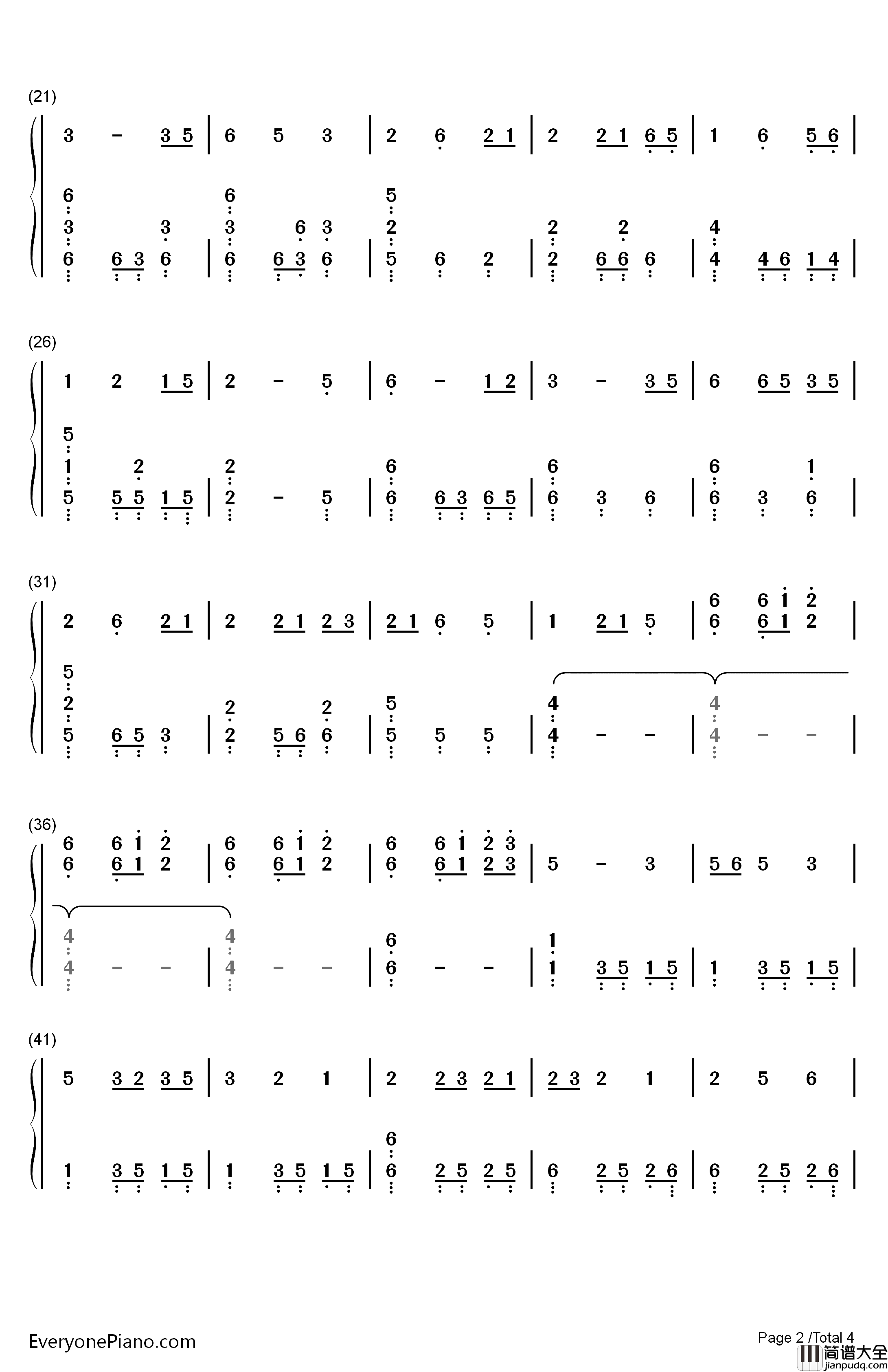 The_Chinese_Garden钢琴简谱_数字双手_猎豹移动公司
