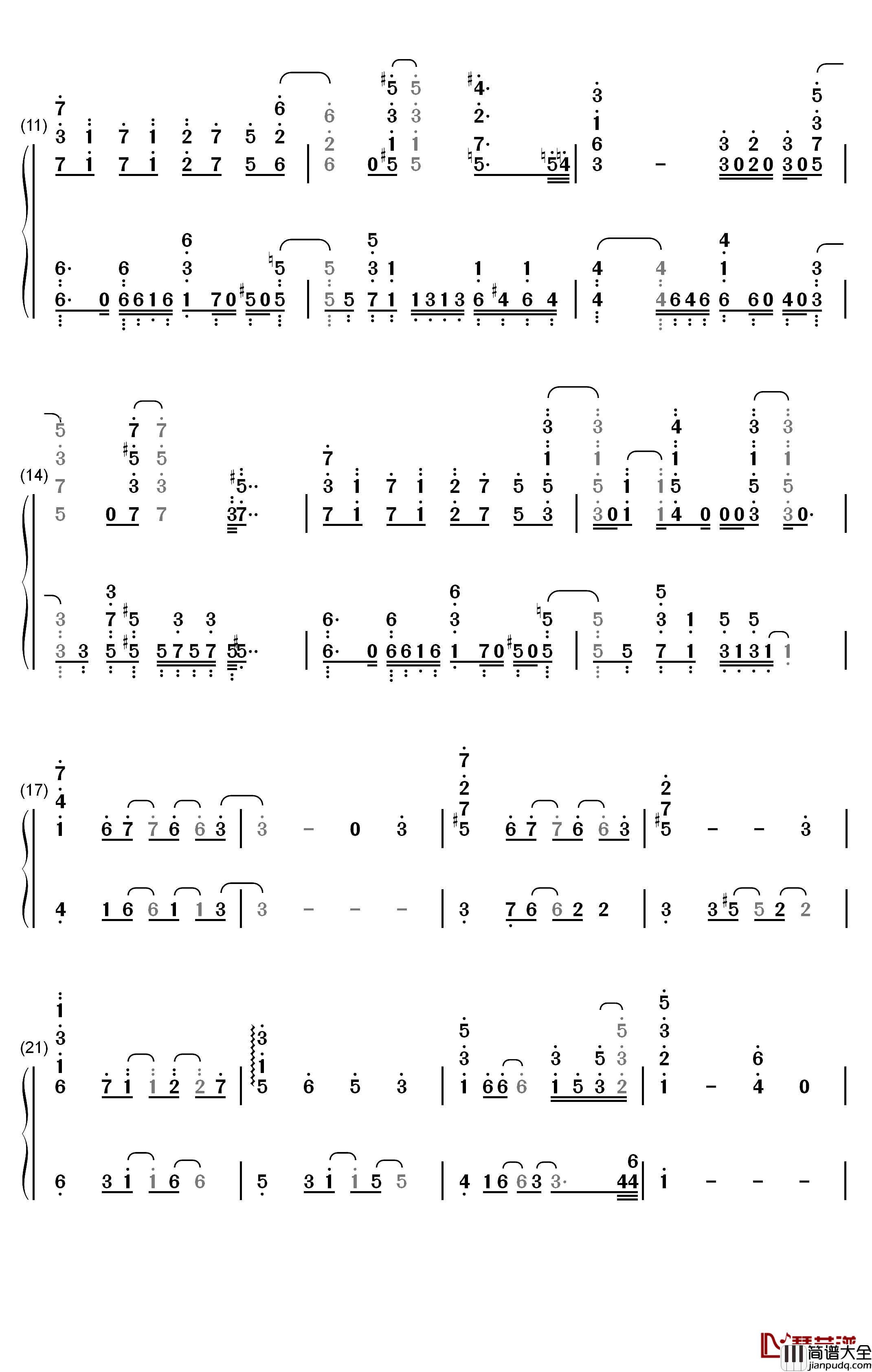 Share_the_light钢琴简谱_数字双手_Run_Girls__Run！