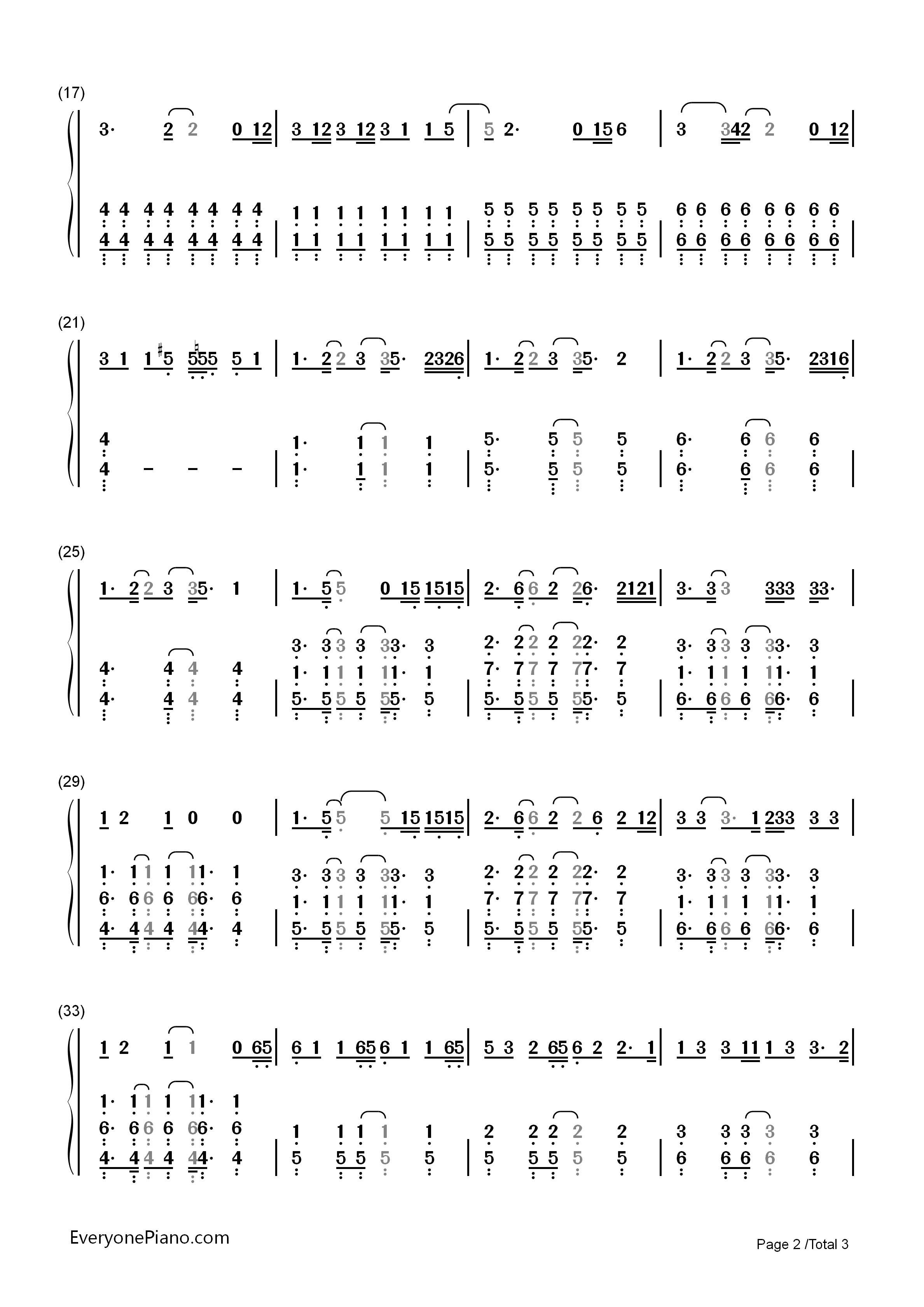 How_Far_I'll_Go钢琴简谱_Alessia_Cara演唱