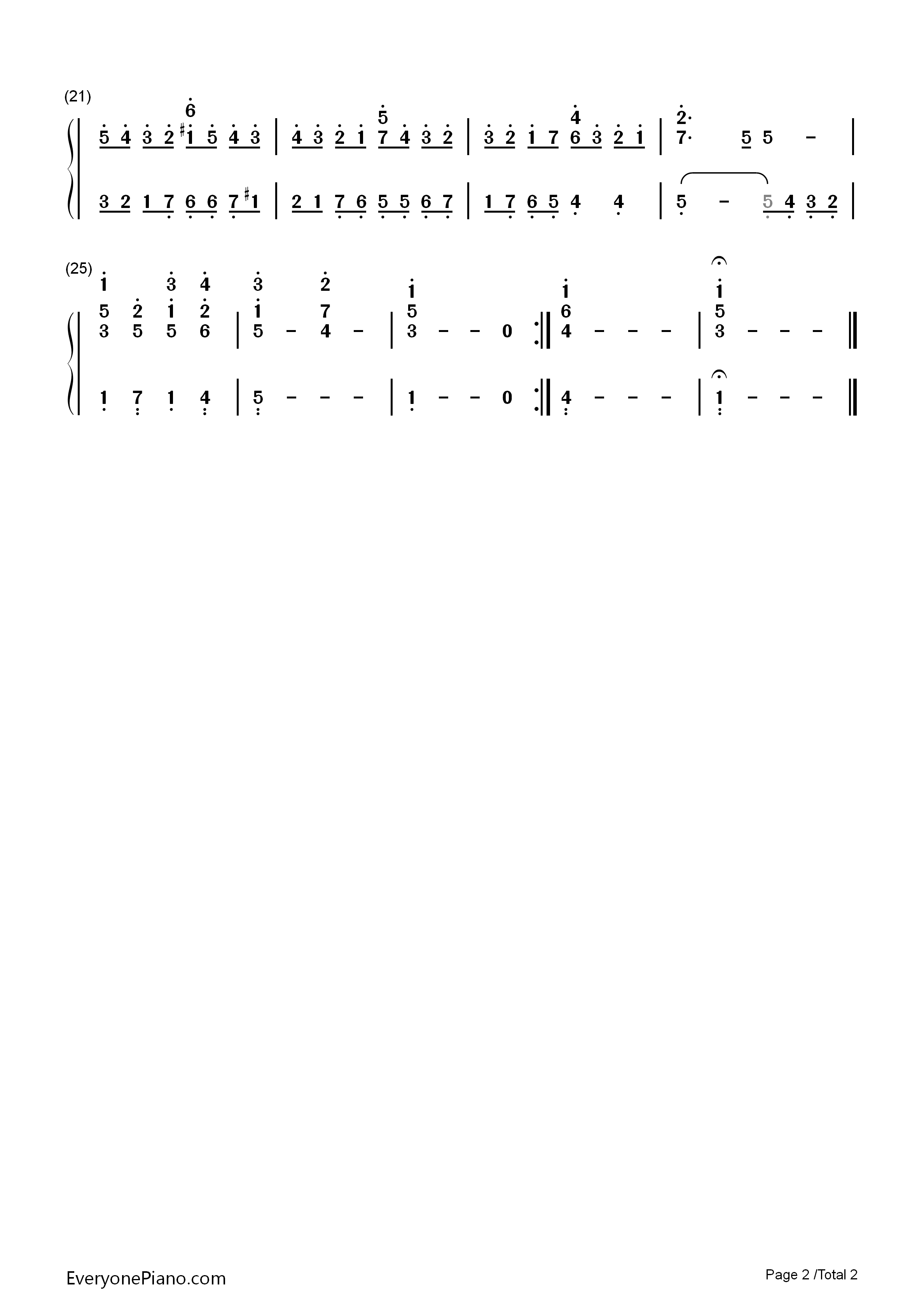 圣诞歌曲_钢琴简谱_未知演唱