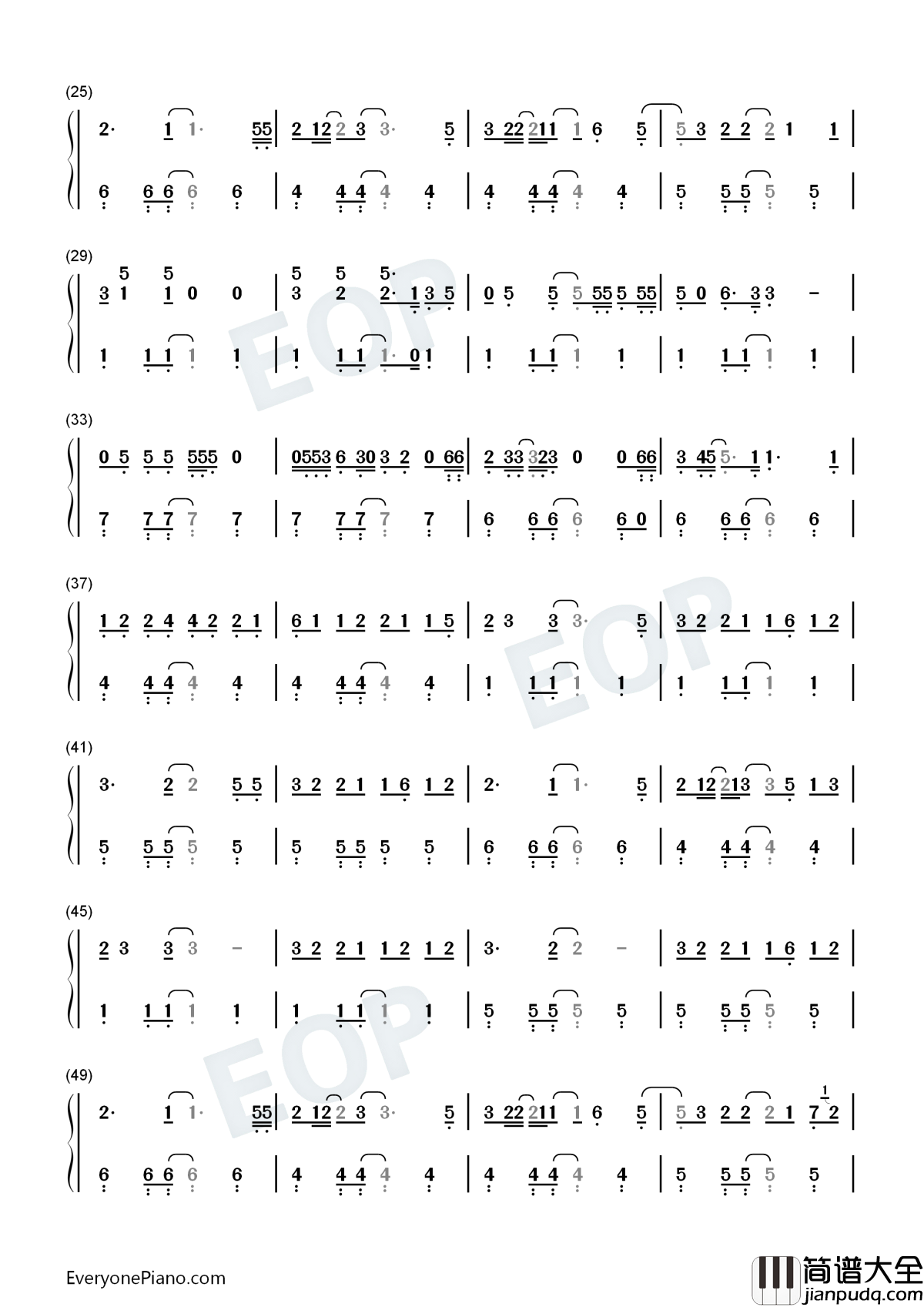 Homesick钢琴简谱_数字双手_Kane_Brown