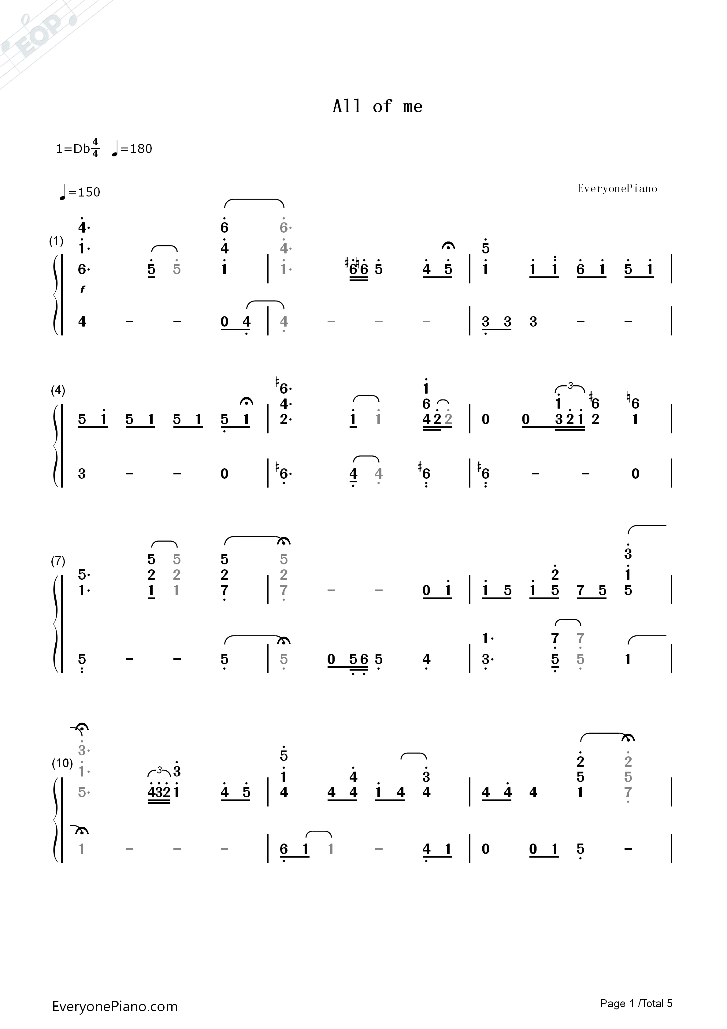 All_of_Me钢琴简谱_Jon_Schmidt演唱