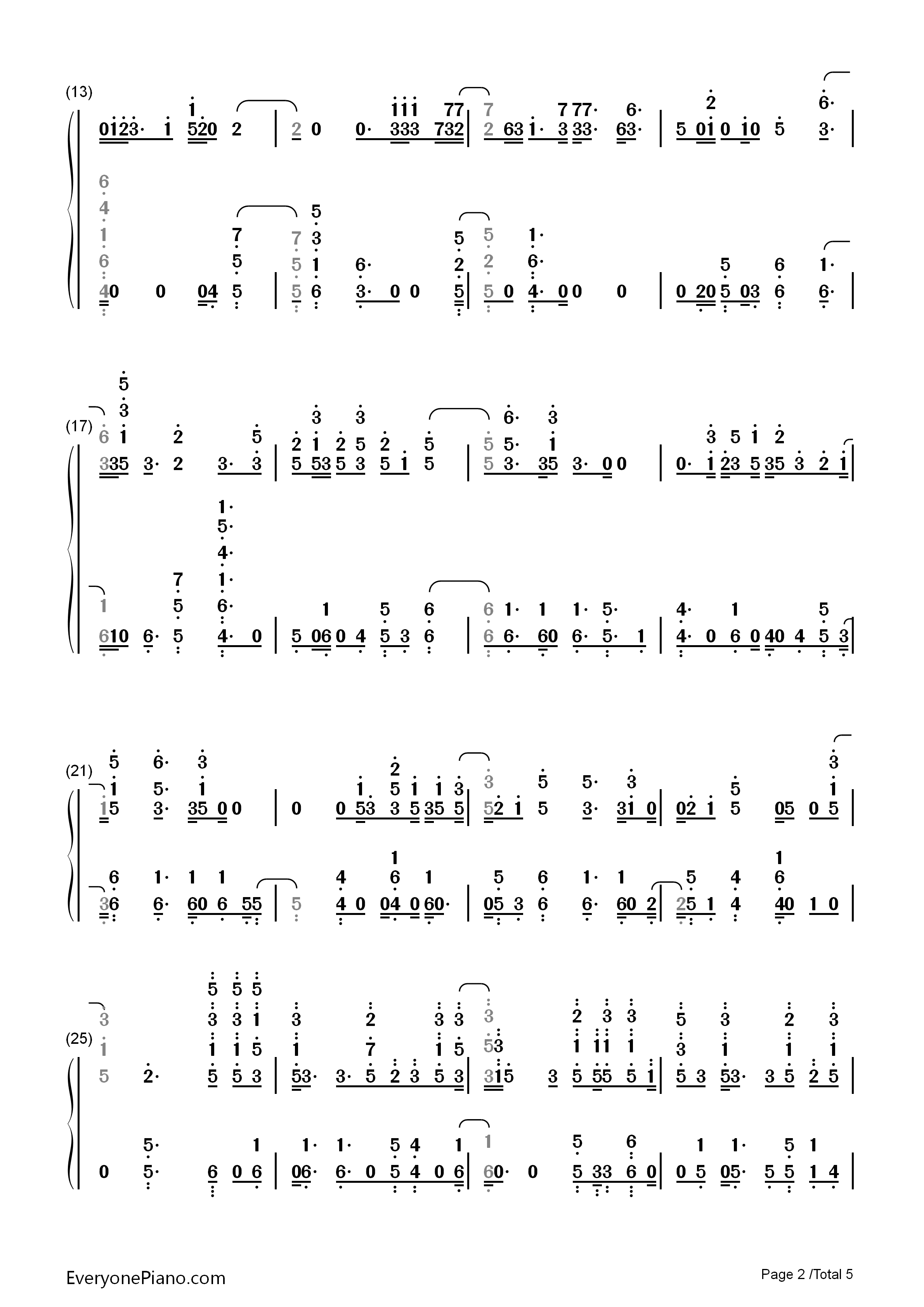 My_Type钢琴简谱_The_Chainsmokers演唱