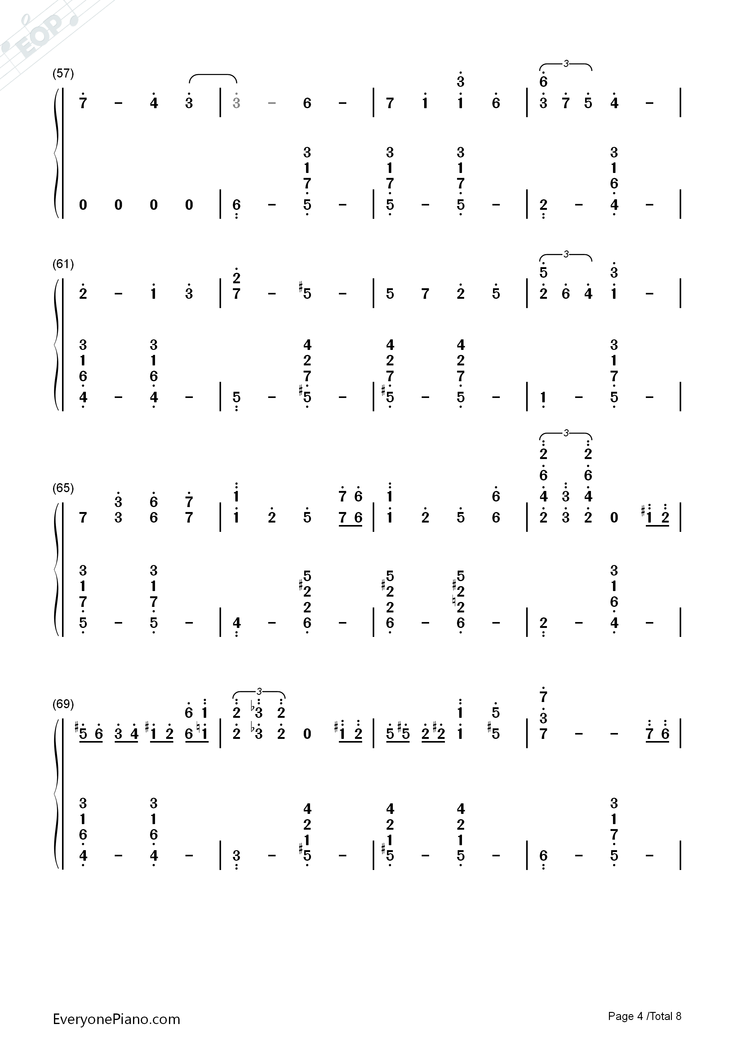 Ballade钢琴简谱_久石让演唱