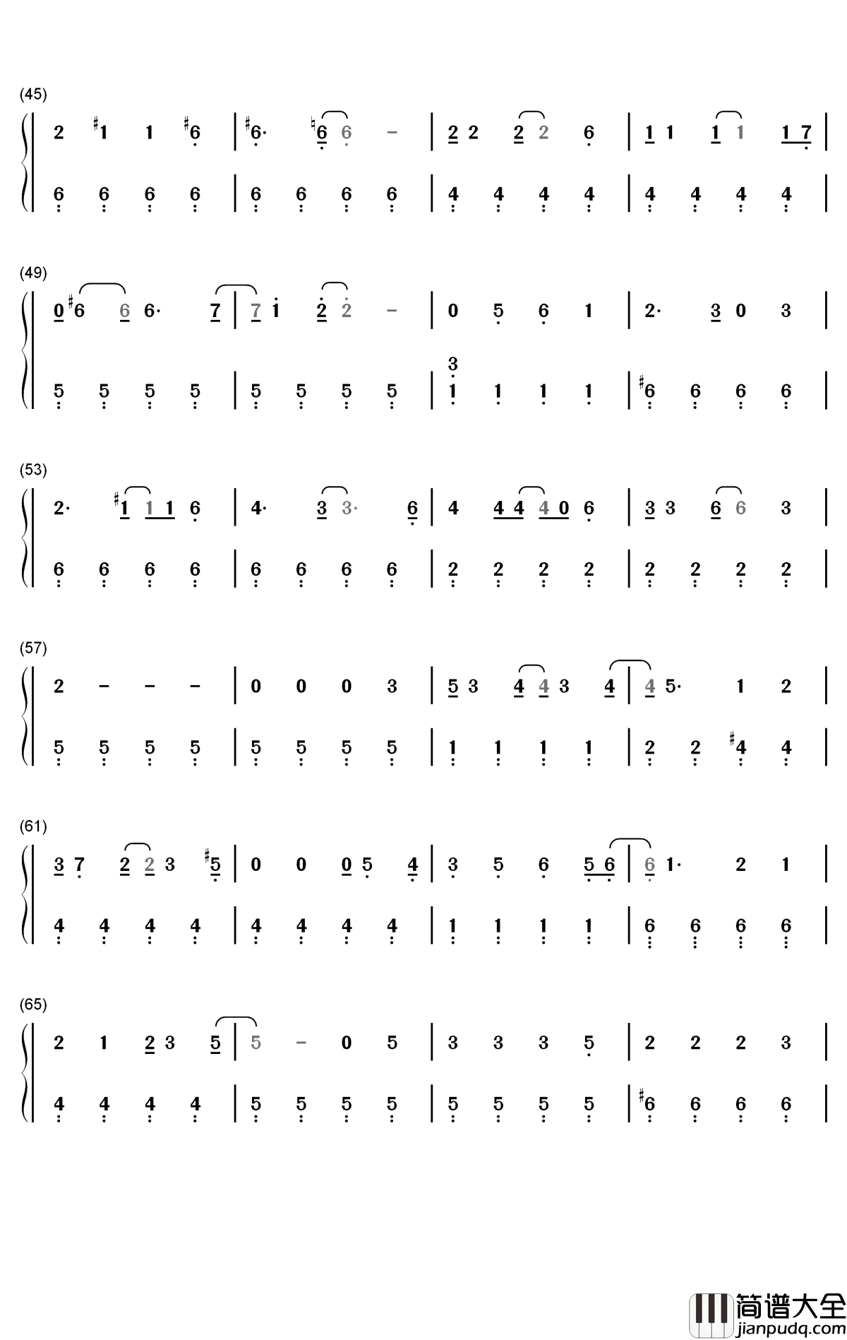 A_Hand_for_Mrs_Claus钢琴简谱_数字双手_Idina_Menzel_Ariana_Grande