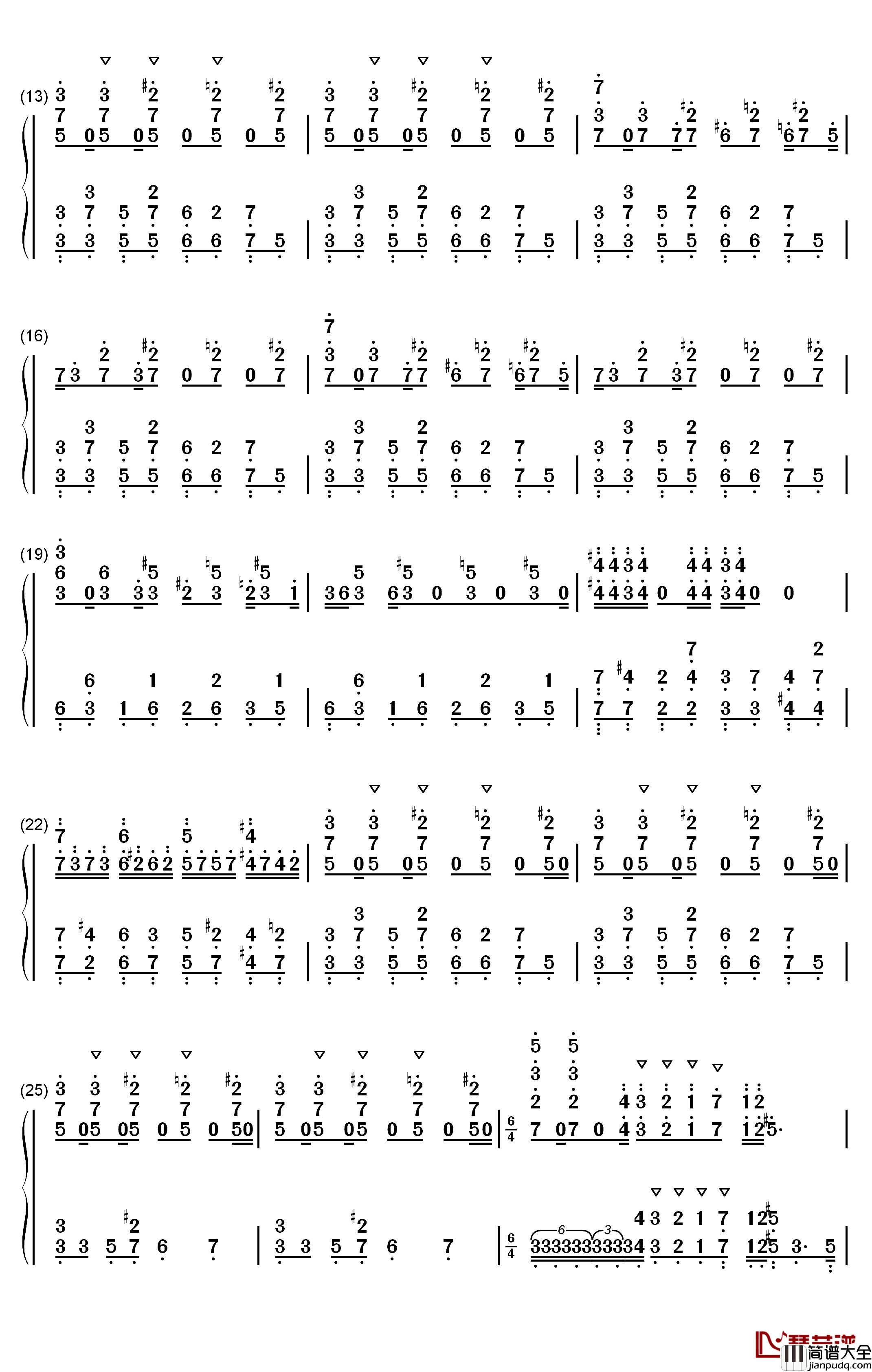 Wild_Side钢琴简谱_数字双手_ALI