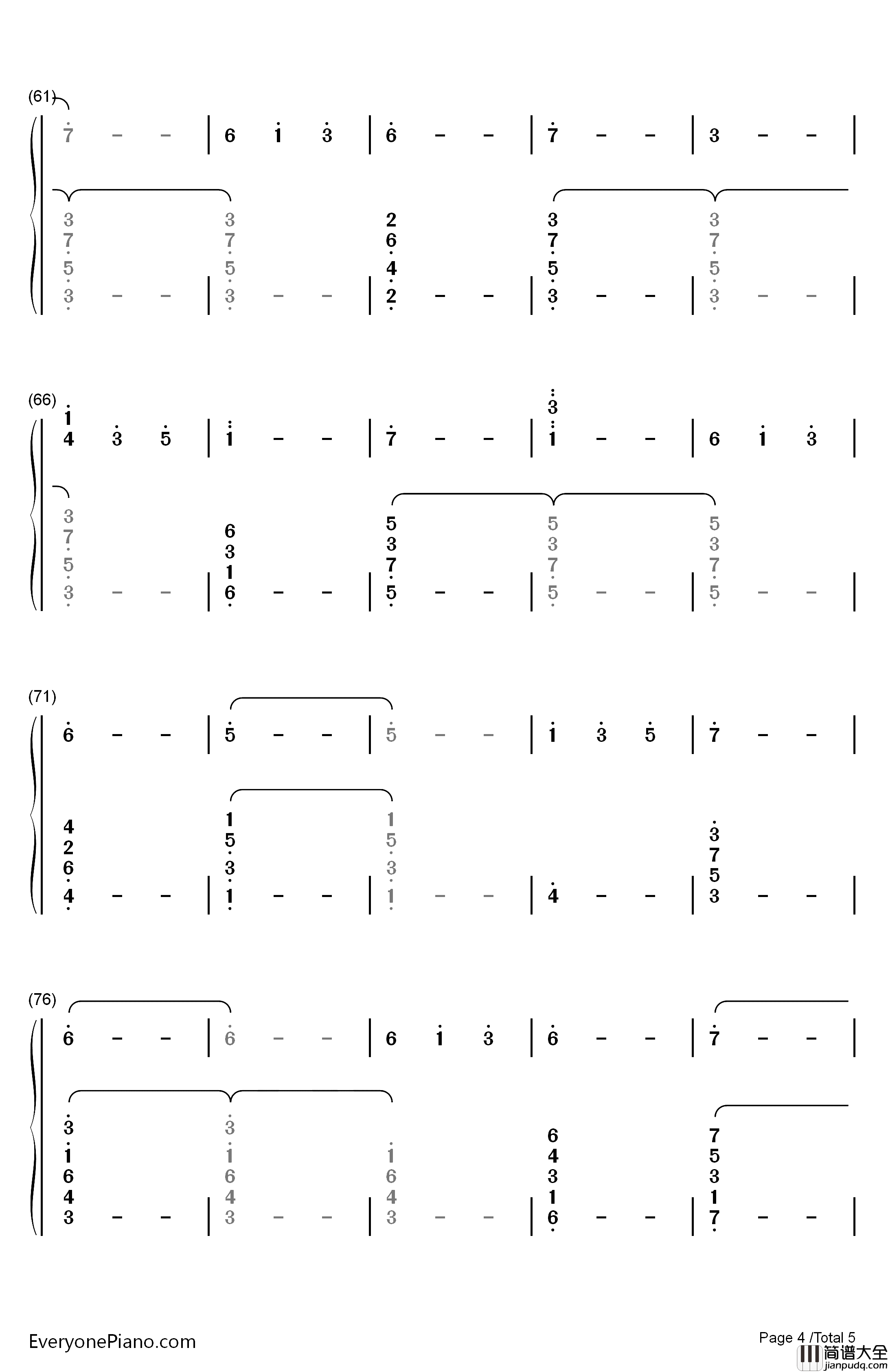 Eleven钢琴简谱_数字双手_Michael_Stein_Kyle_Dixon