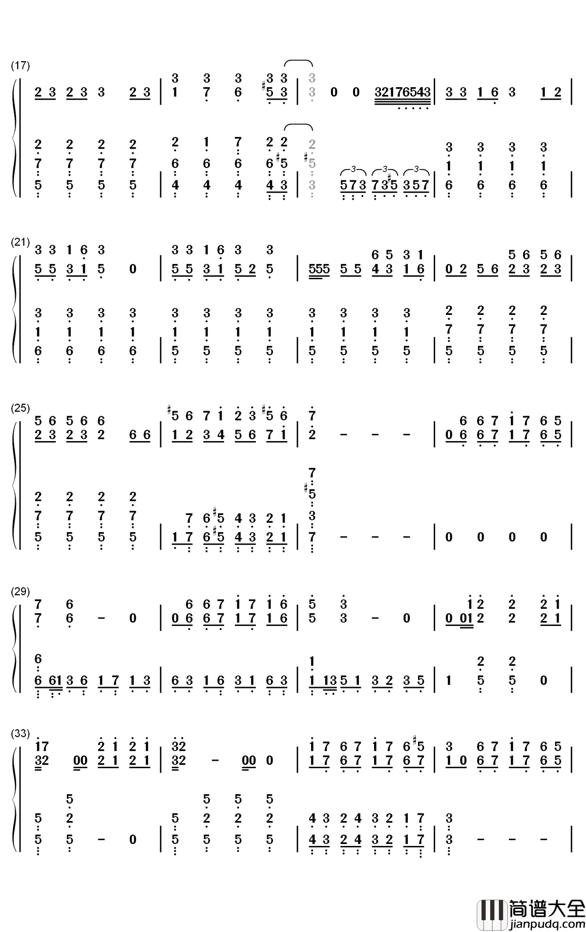Spit_It_Out钢琴简谱_数字双手_颂乐_Solar