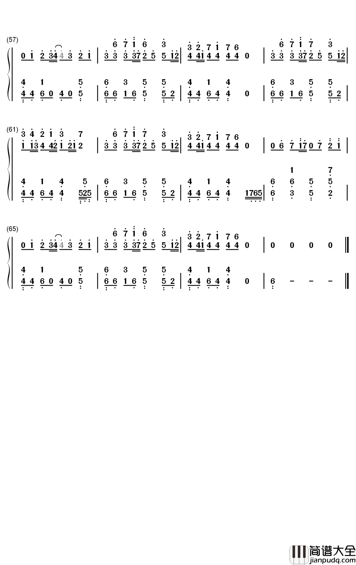 Avem钢琴简谱_数字双手_Alan_Walker