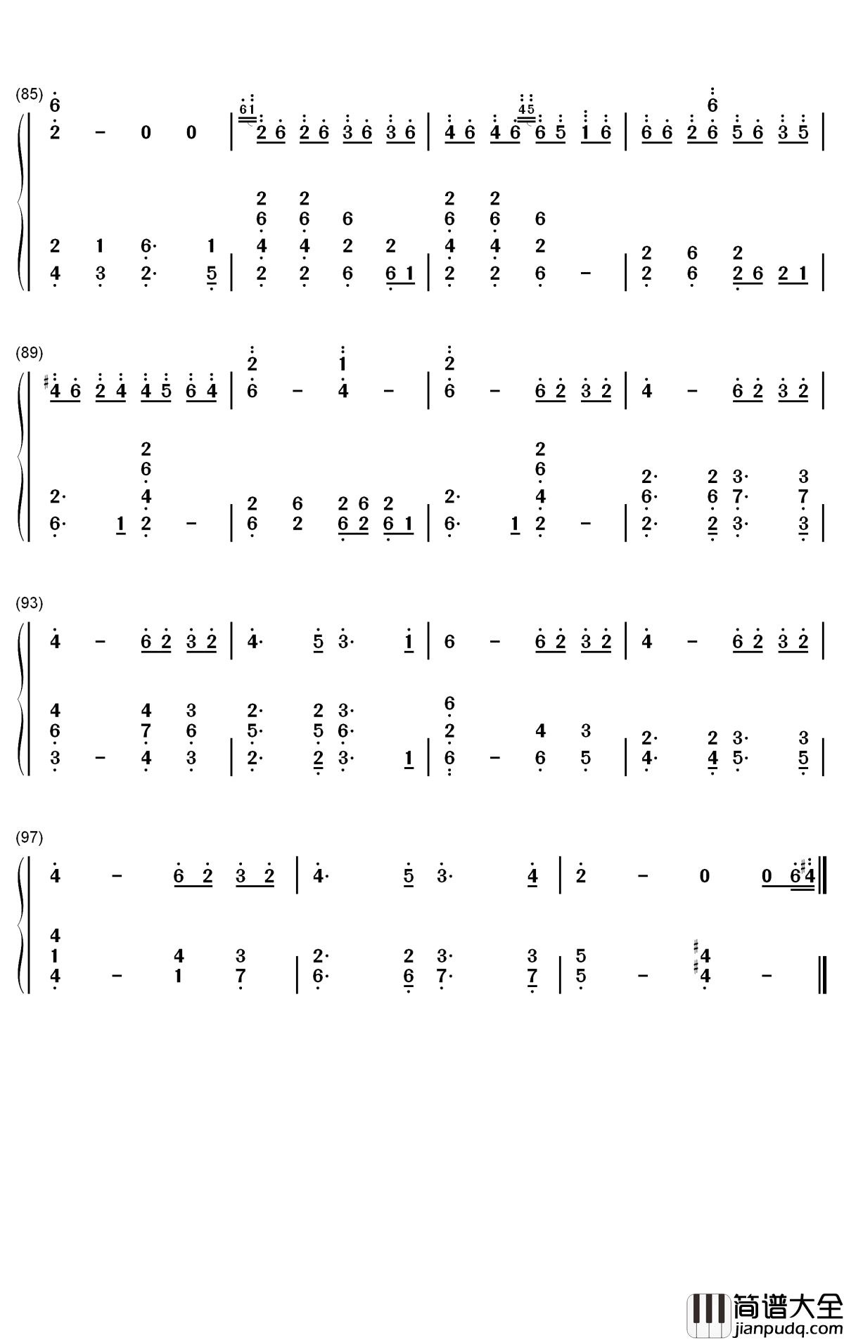 双向倾诉简谱_洛天依/言和歌曲_数字双手曲谱