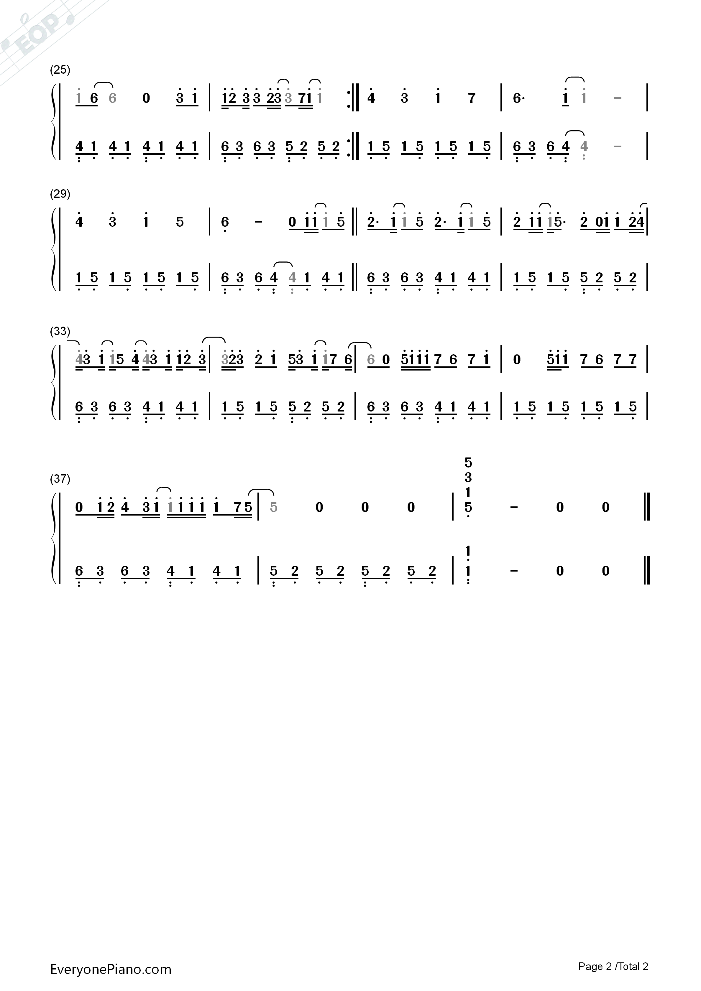 Back_to_December钢琴简谱_泰勒·斯威夫特__Taylor_Swift演唱