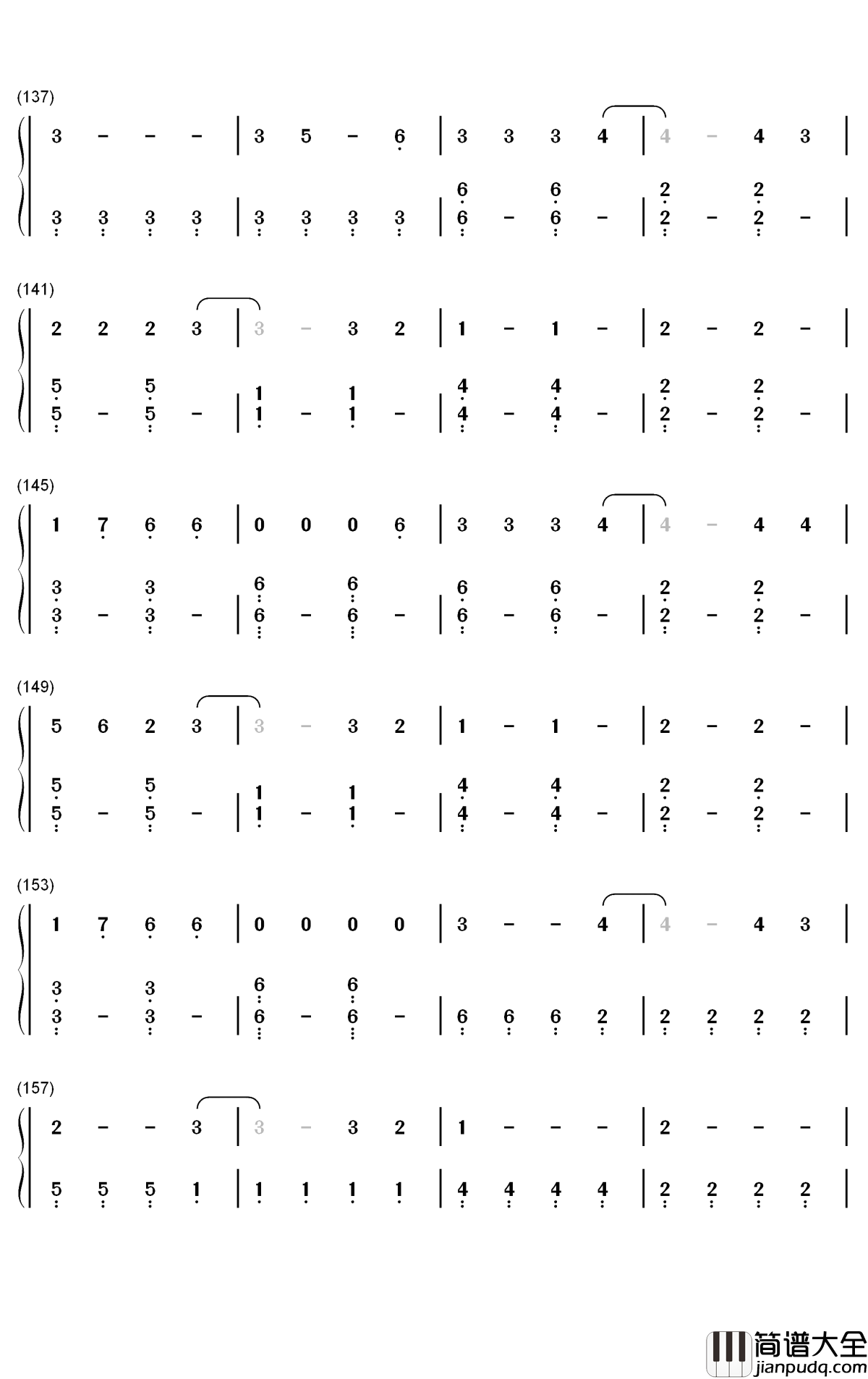 Kings_Queens钢琴简谱_Ava_Max歌曲_数字双手曲谱