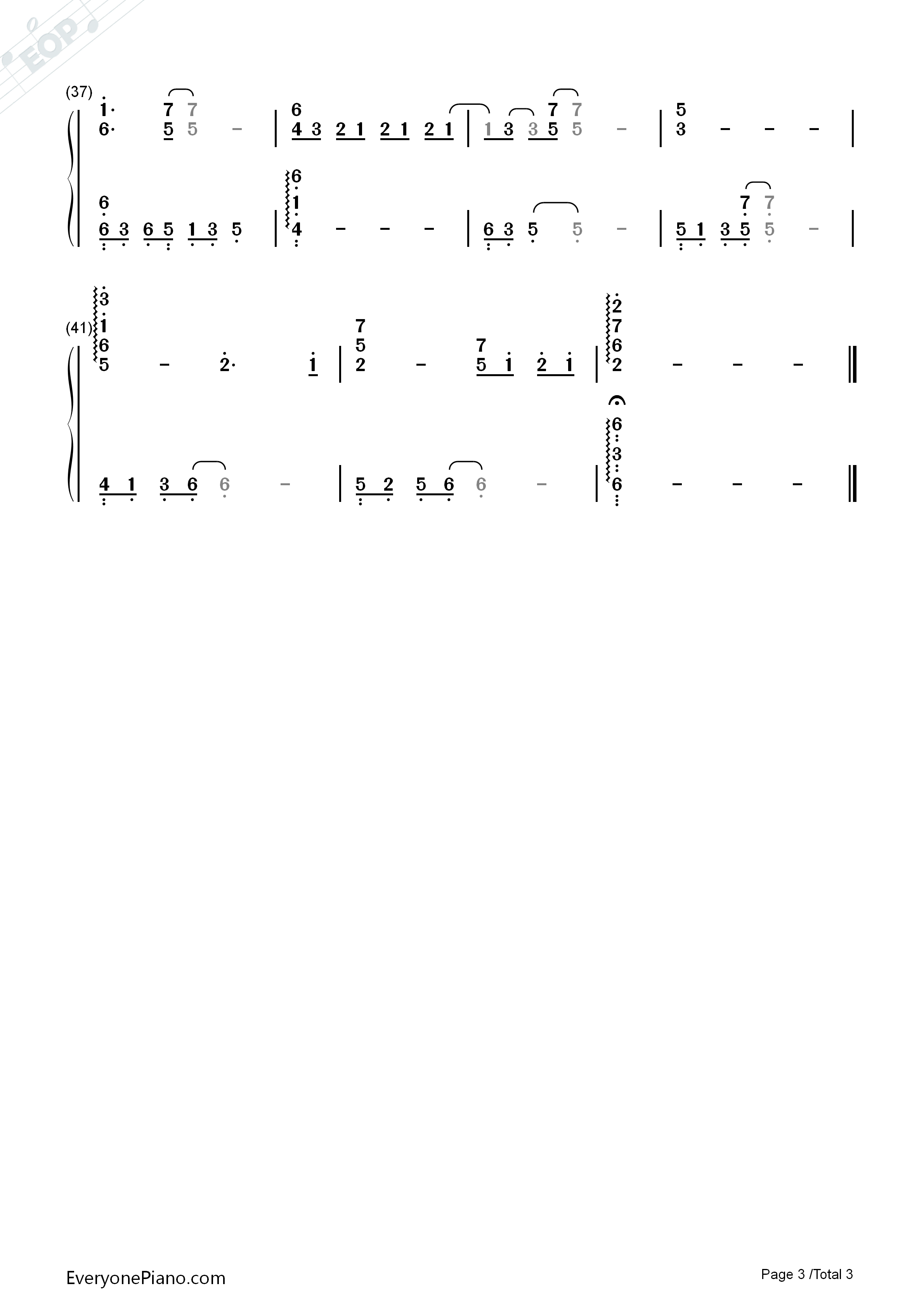 初恋钢琴简谱_东山奈央演唱