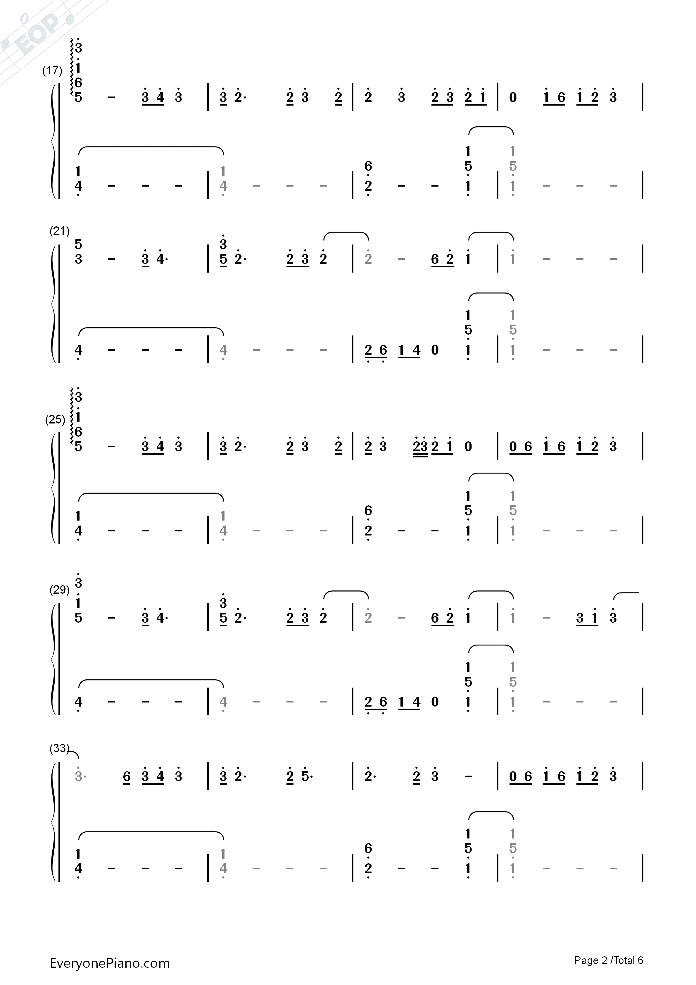 No_One_Knows_Me_Like_the_Piano钢琴简谱_Sampha演唱