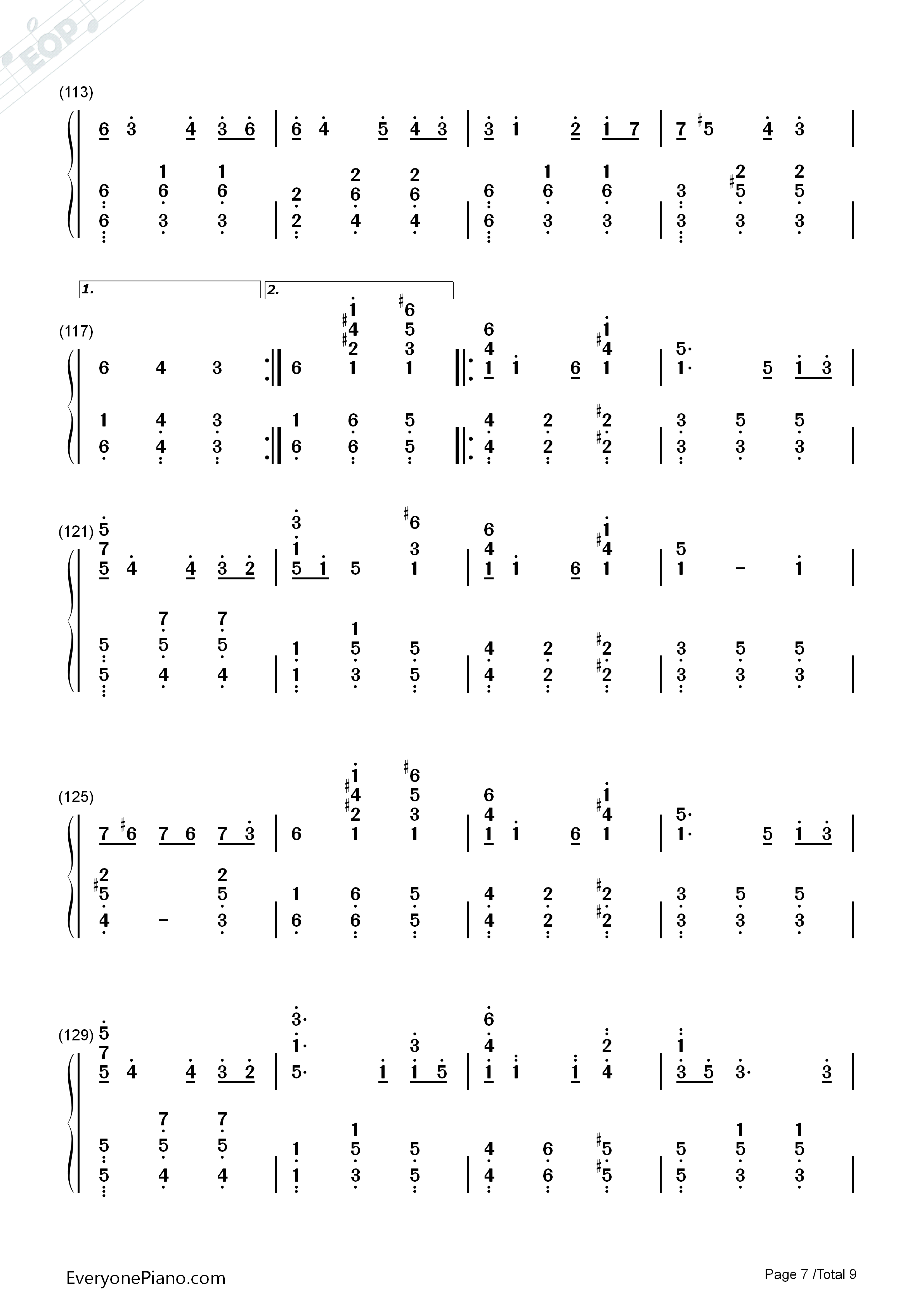 Bethena_A_Concert_Waltz钢琴简谱_Scott_Joplin__斯科特·乔普林演唱