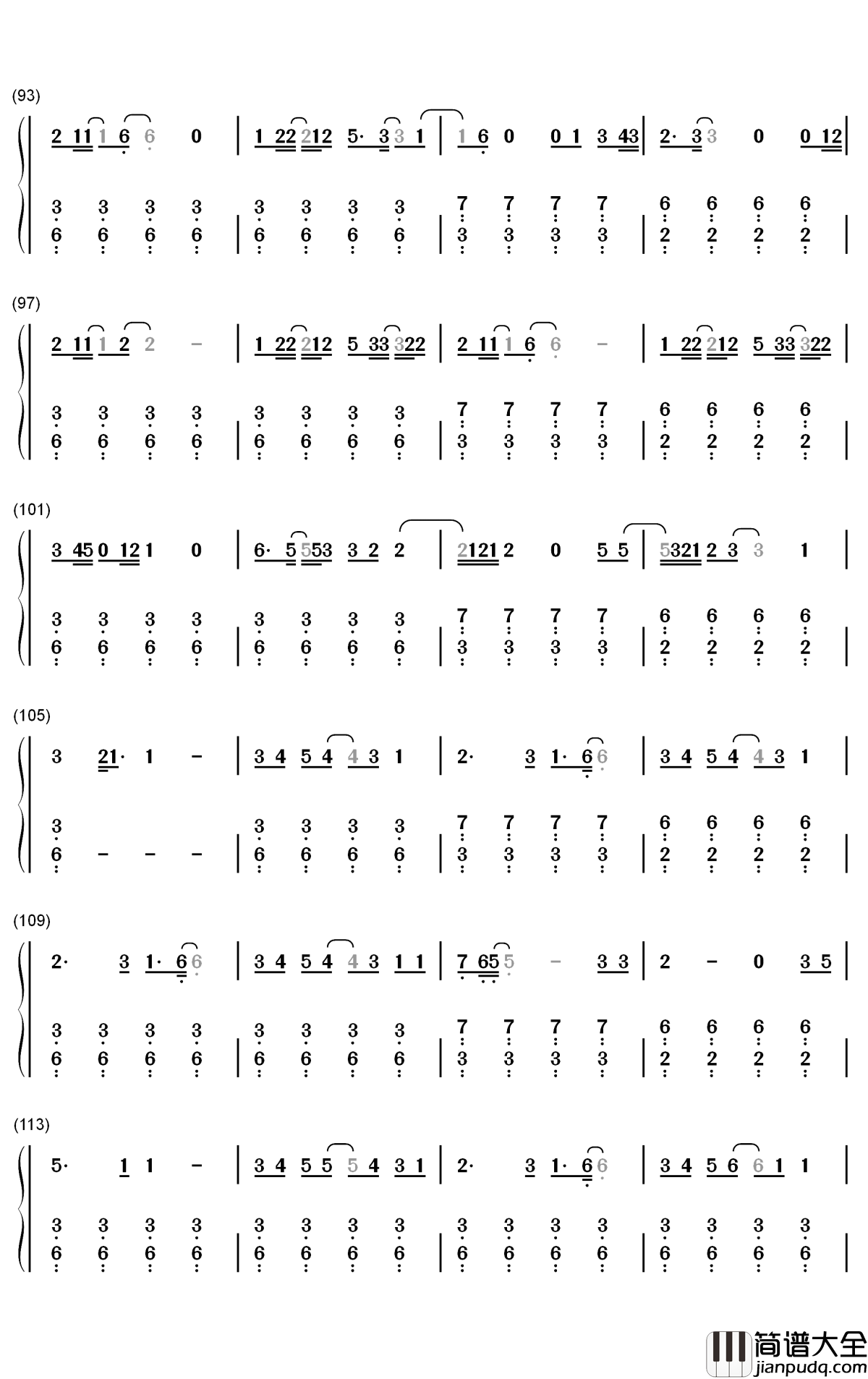 After_Hours钢琴简谱_数字双手_The_Weeknd