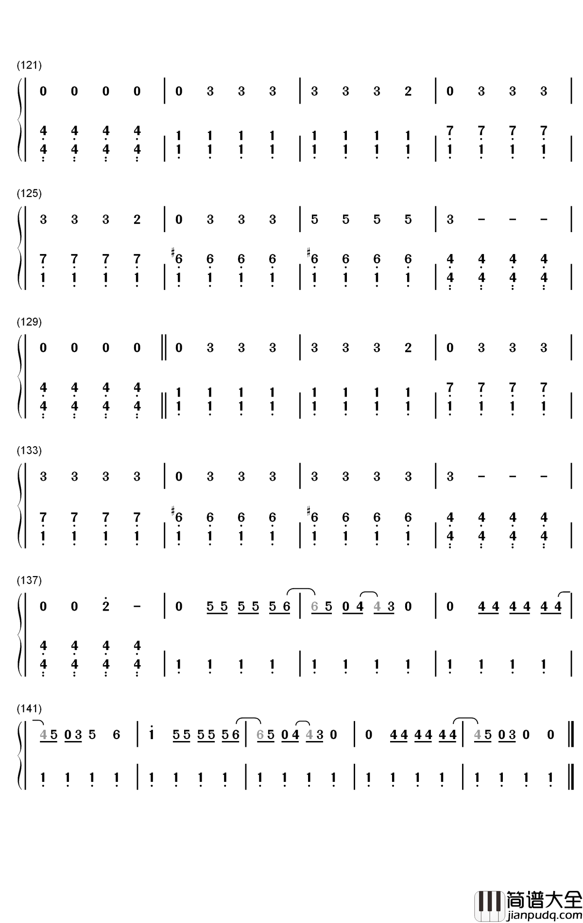 Canyon_Moon钢琴简谱_数字双手_Harry_Styles