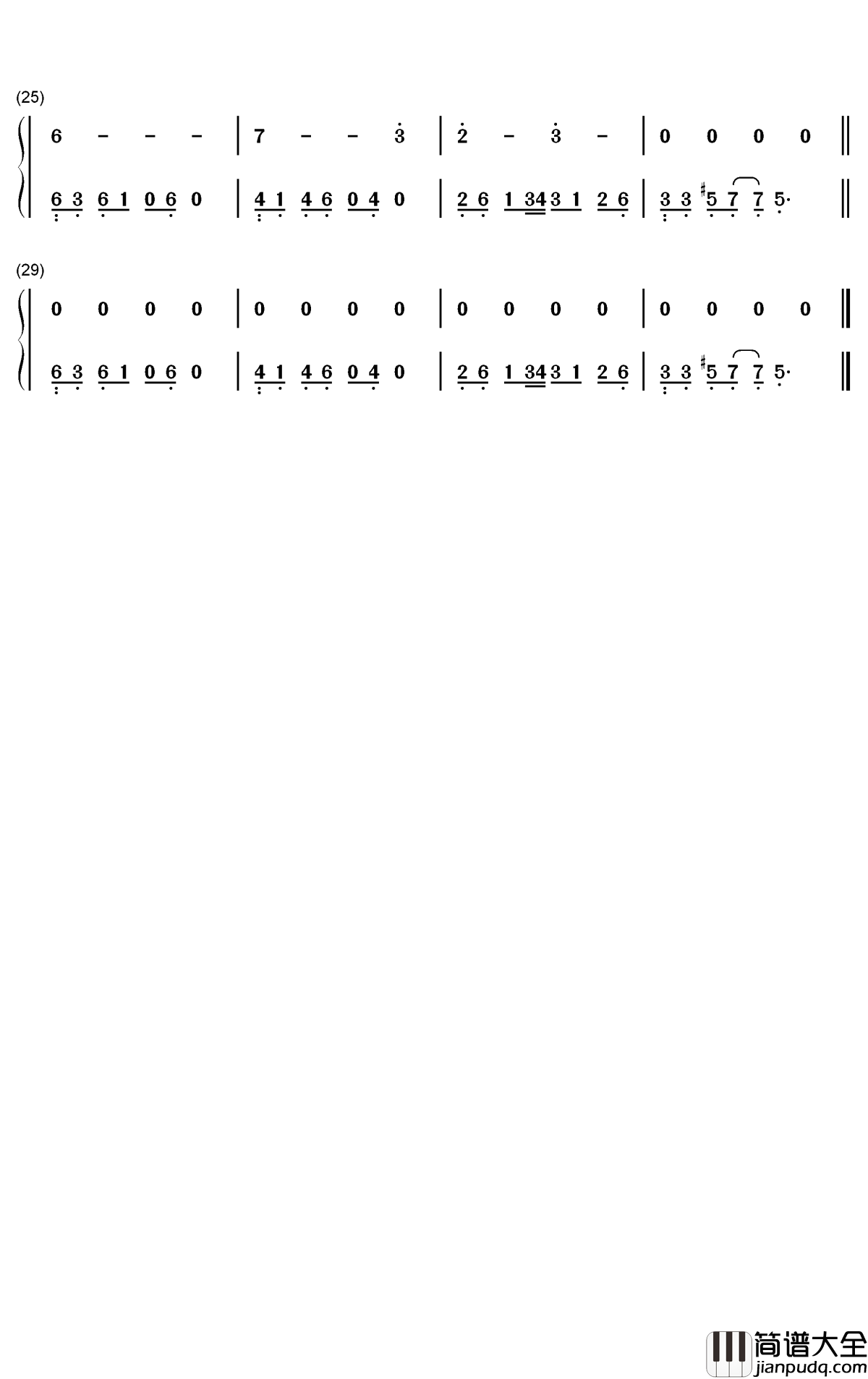 The_Woo钢琴简谱_数字双手_Pop_Smoke