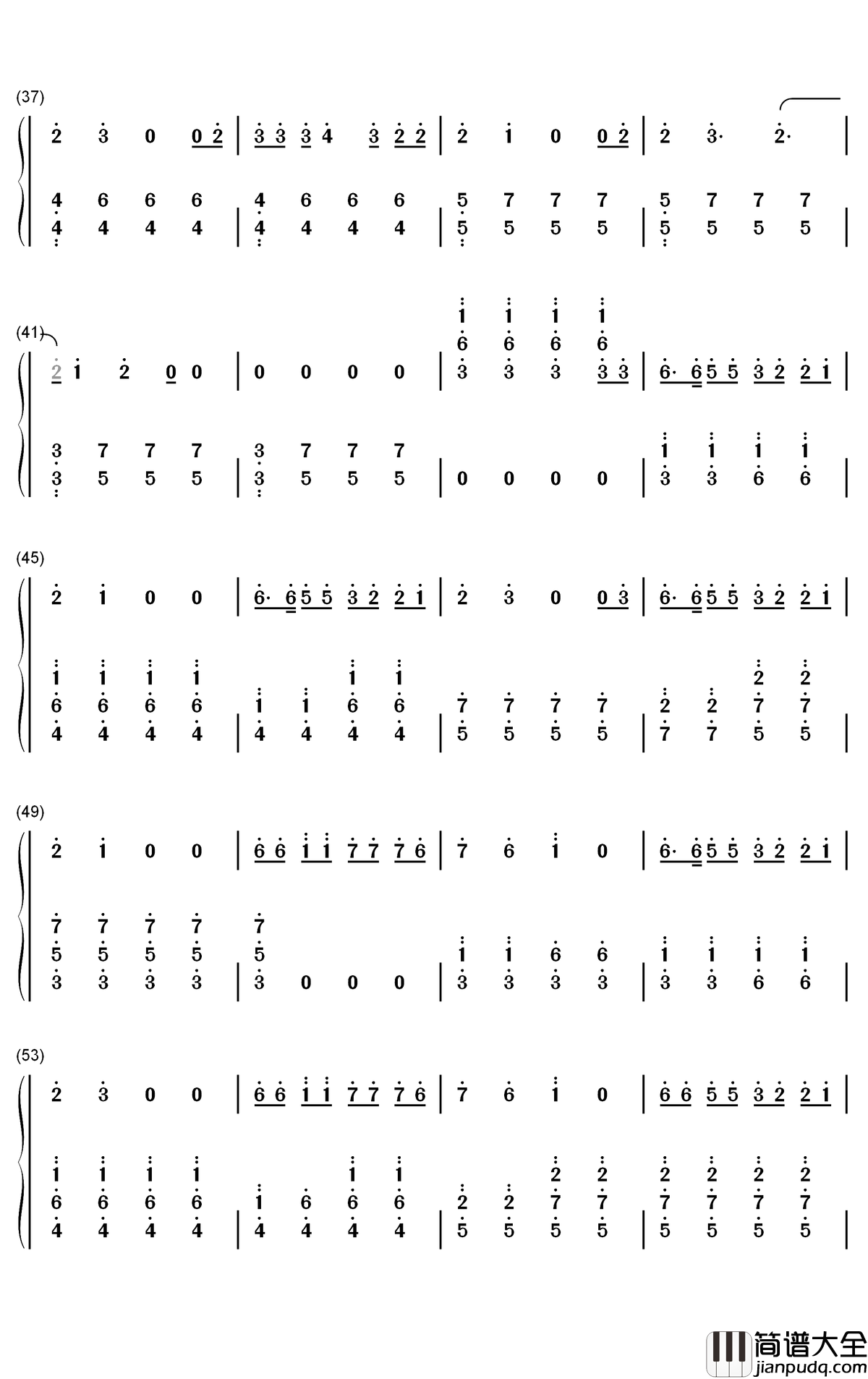 Bad_Child钢琴简谱_数字双手_Tones_and_I