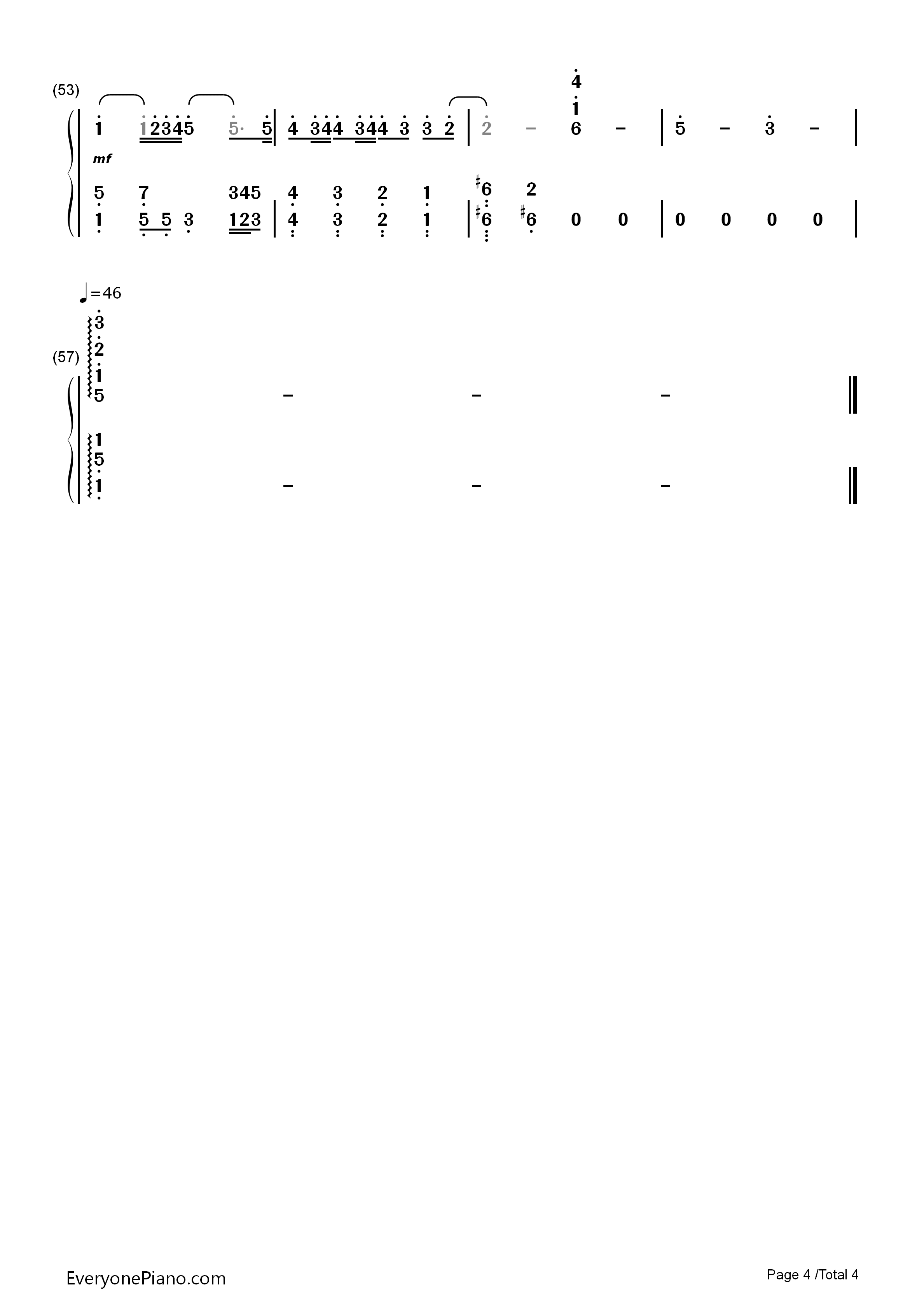 There_You'll_Be钢琴简谱_Faith_Hill演唱