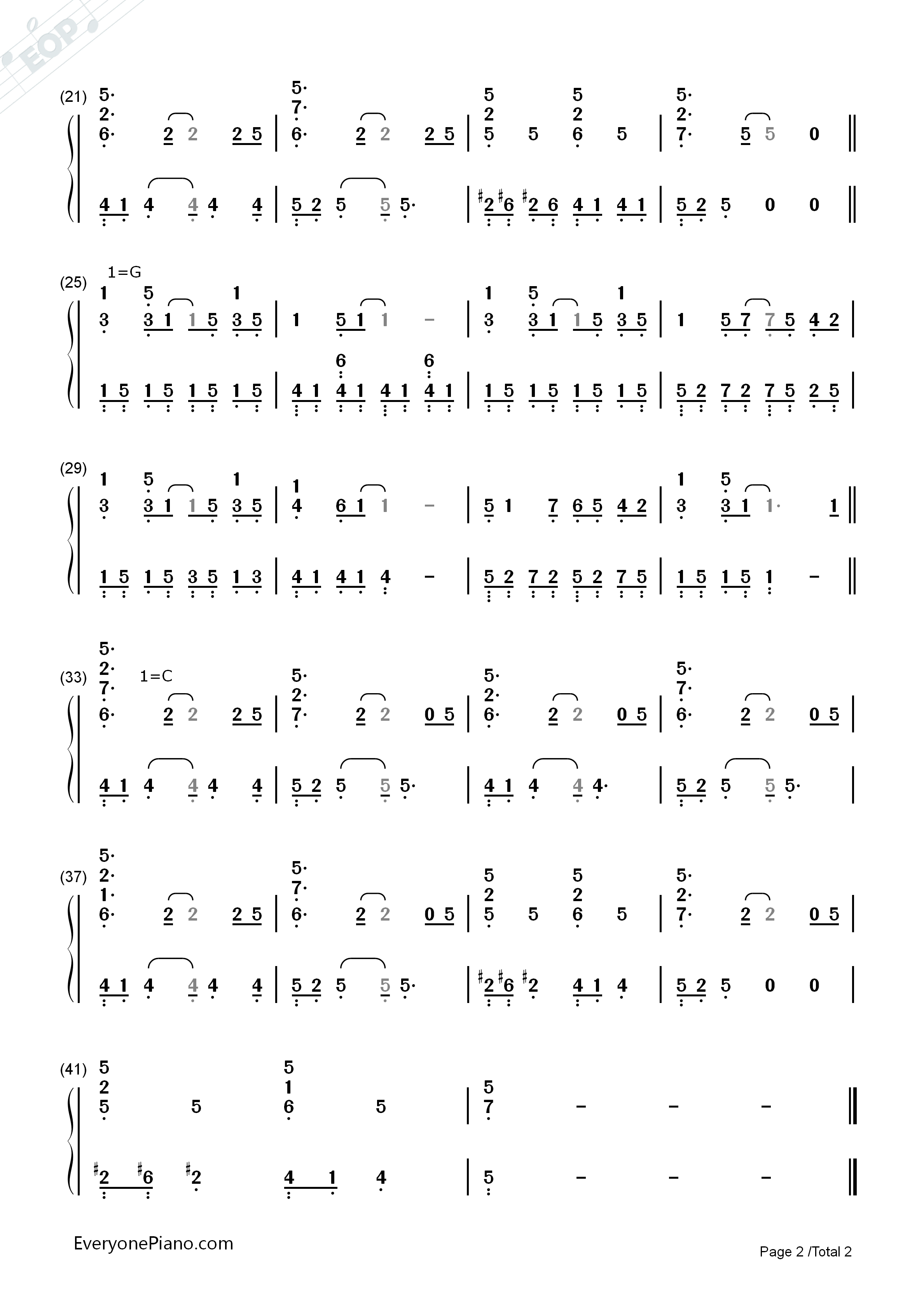 Lullaby摇篮曲钢琴简谱_George_Winston演唱