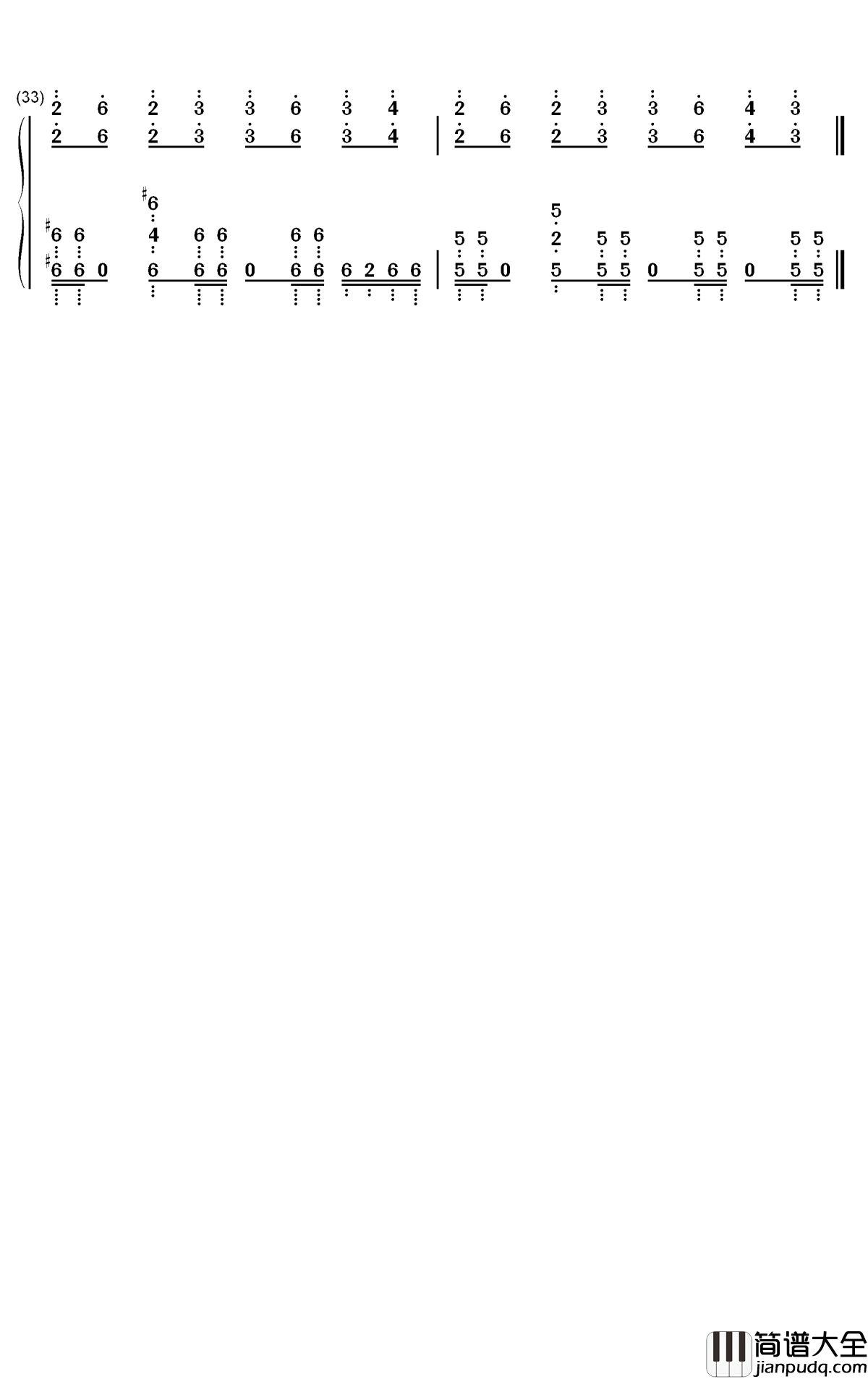 Gooba钢琴简谱_数字双手_6ix9ine