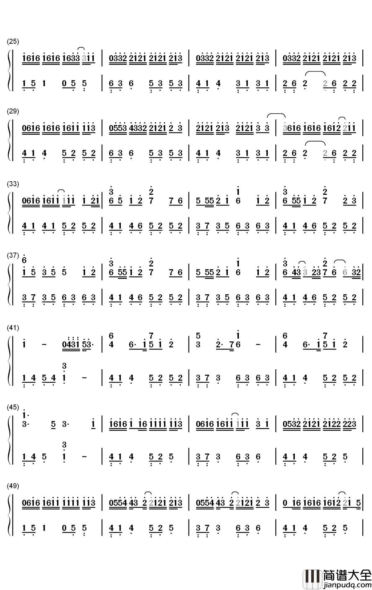 把回忆拼好给你钢琴简谱_数字双手_王贰浪