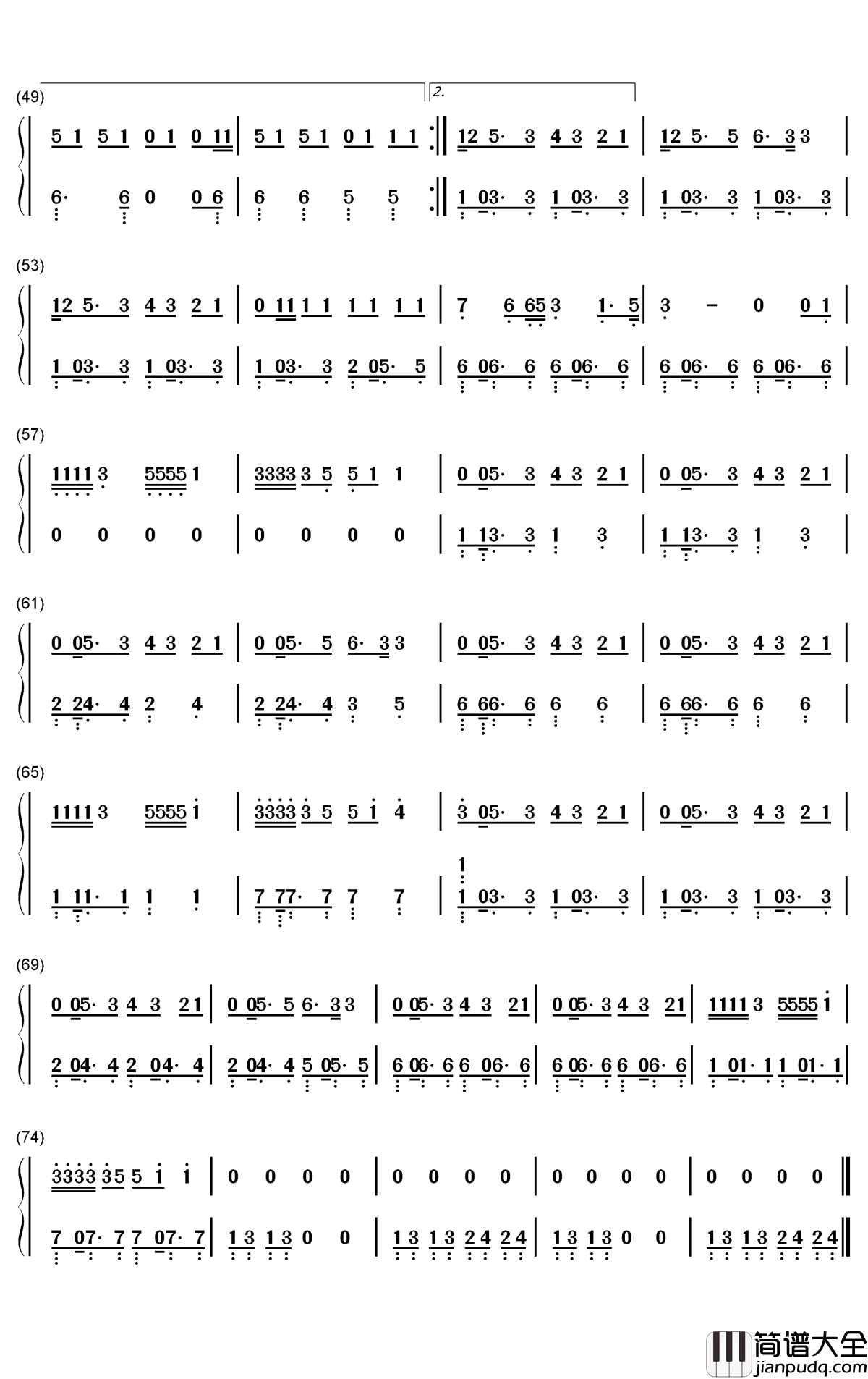 Unbelievable钢琴简谱_数字双手_Why_Don't_We